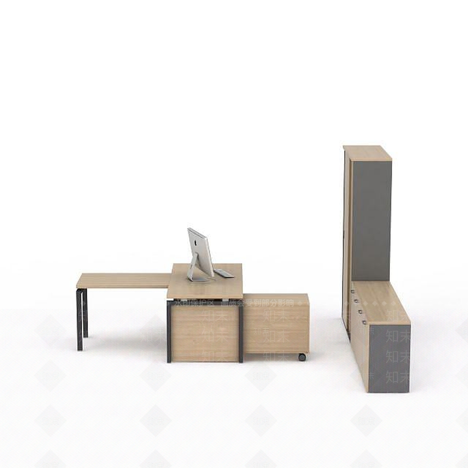 现代办公家具3D模型下载【ID:1197473208】