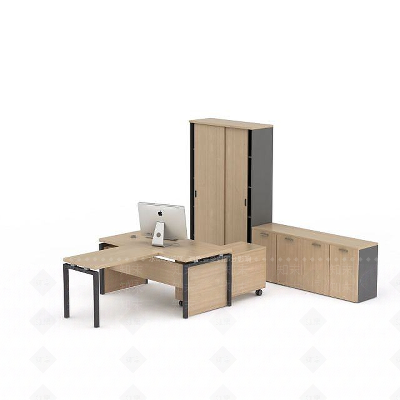现代办公家具3D模型下载【ID:1197473208】