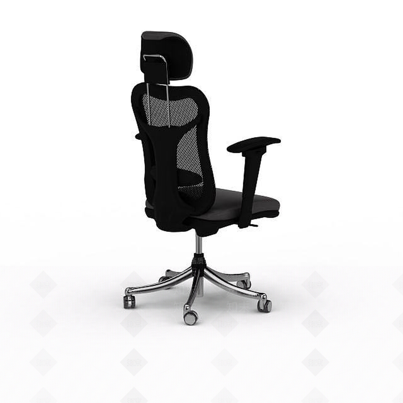 现代黑色椅子3D模型下载【ID:1197473325】