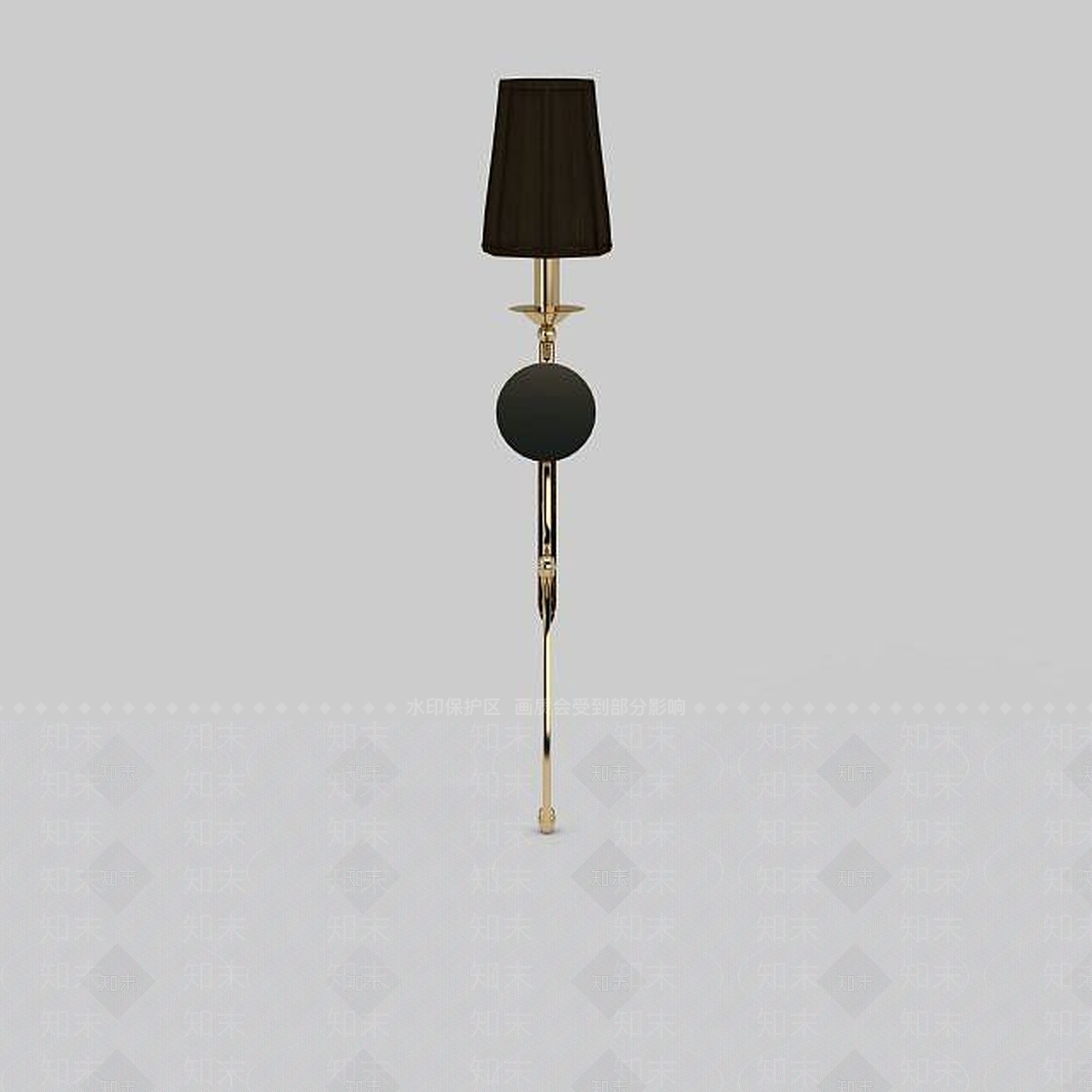 现代时尚壁灯3D模型下载【ID:1197475368】