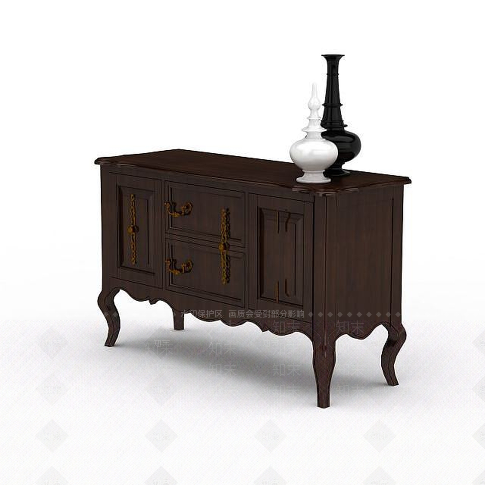 现代客厅桌子3D模型下载【ID:1197475565】