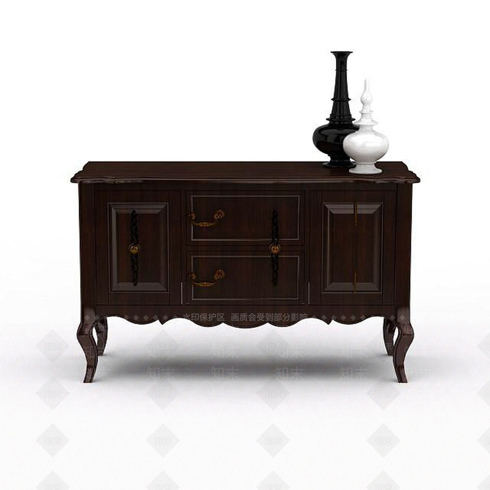 现代客厅桌子3D模型下载【ID:1197475565】