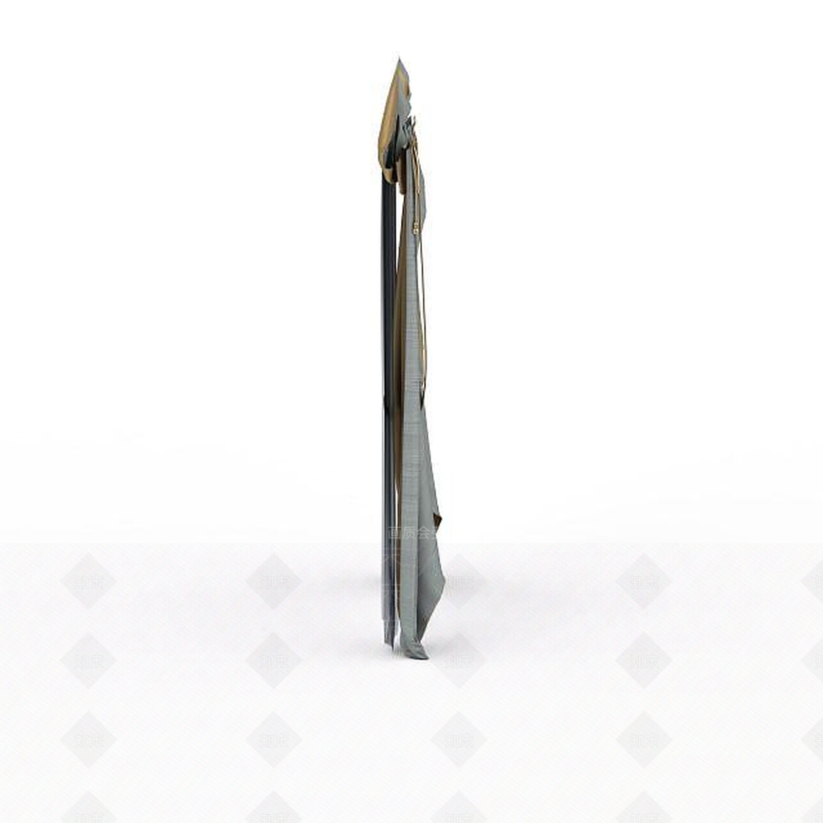 现代简约窗帘3D模型下载【ID:1197475711】