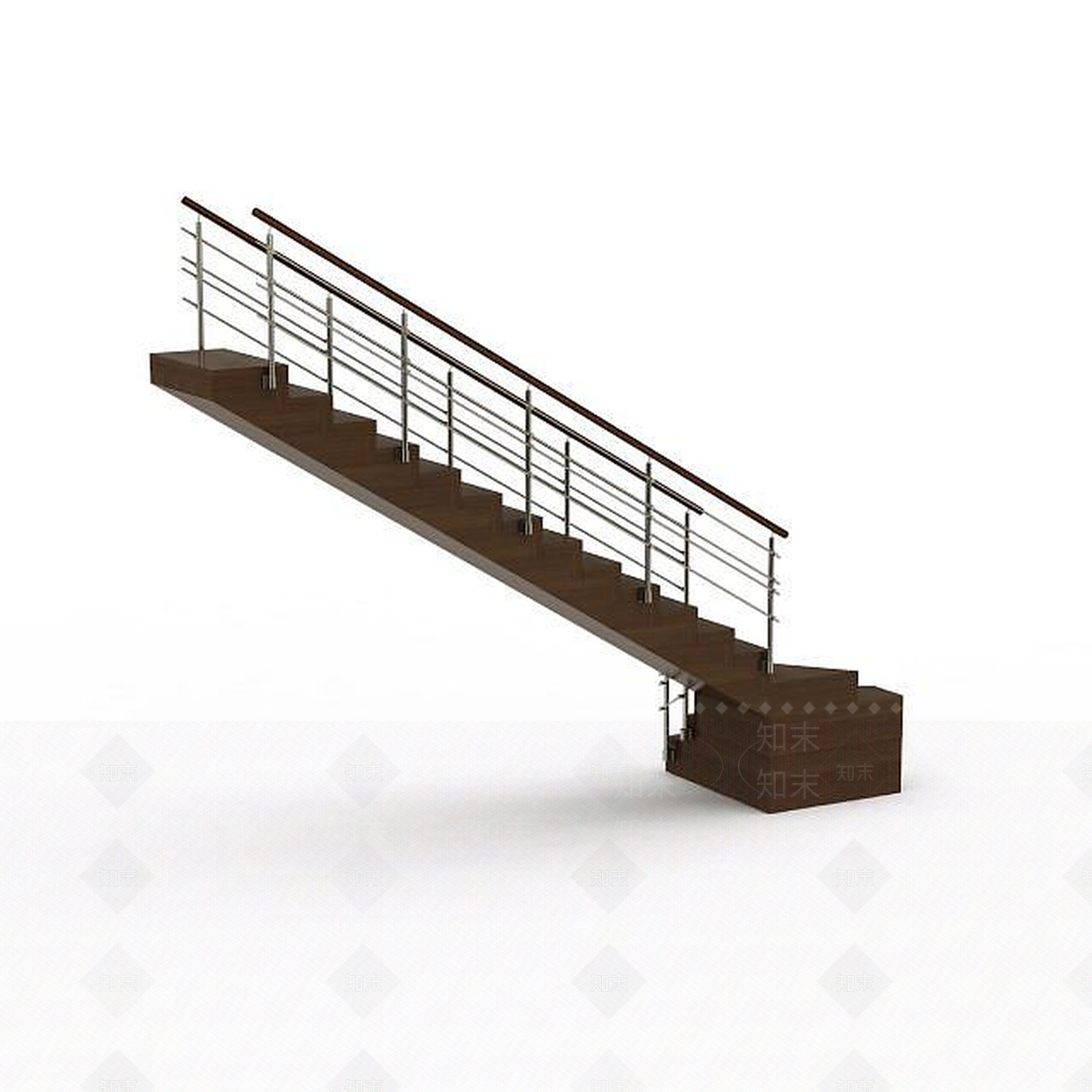 现代商场楼梯3D模型下载【ID:1197476859】