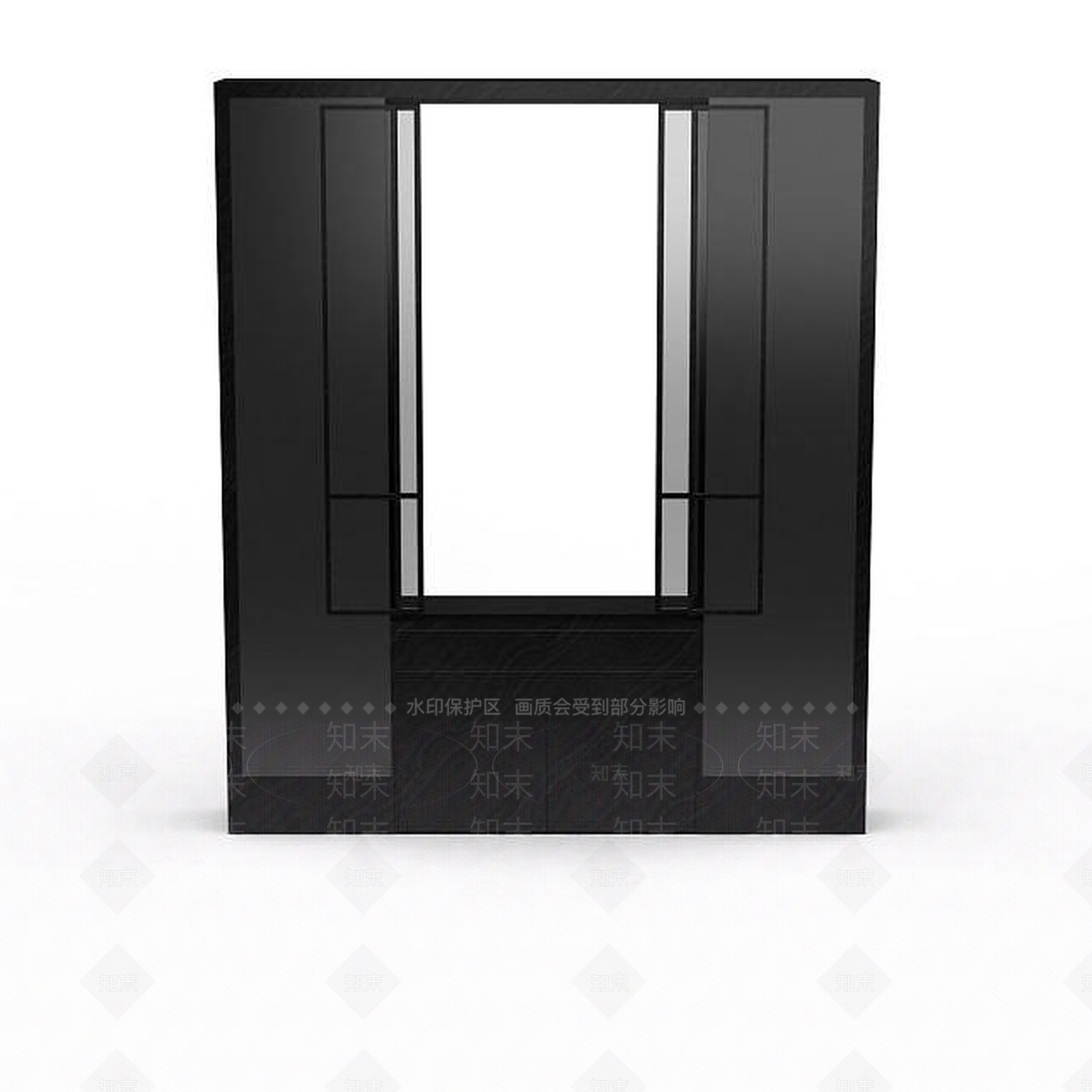 现代红酒置物柜3D模型下载【ID:1197477231】