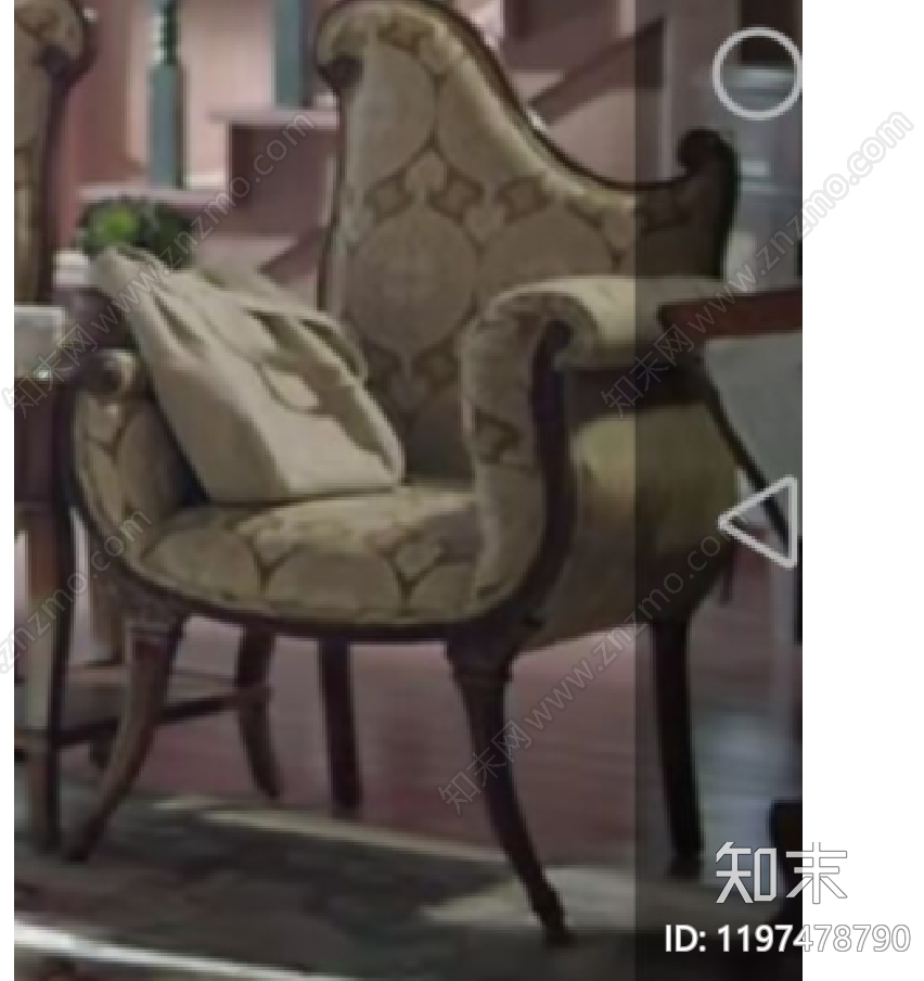 美式沙发施工图下载【ID:1197478790】