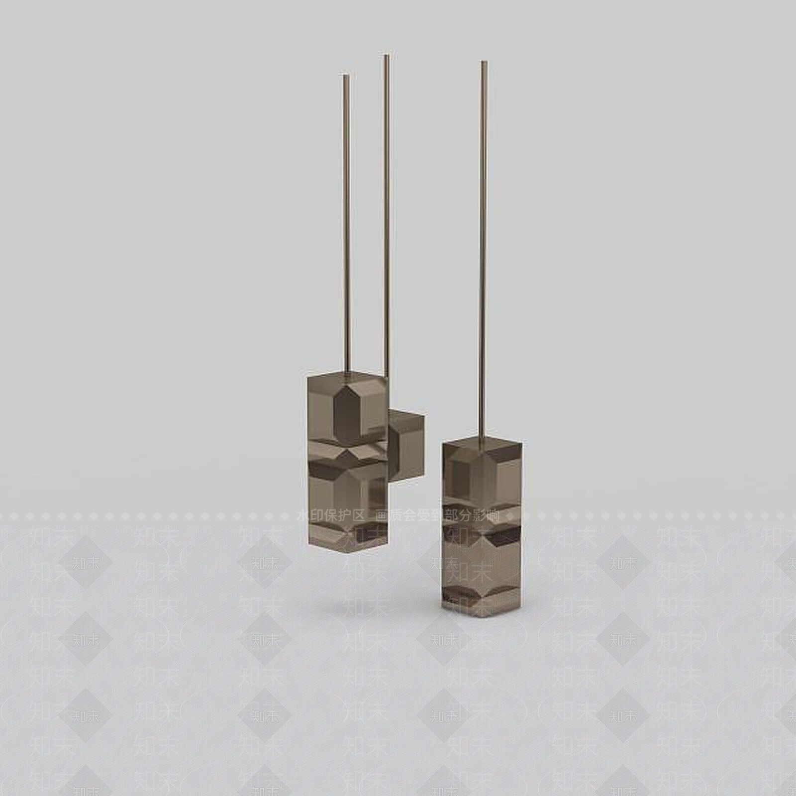 现代简约吊灯3D模型下载【ID:1197479564】