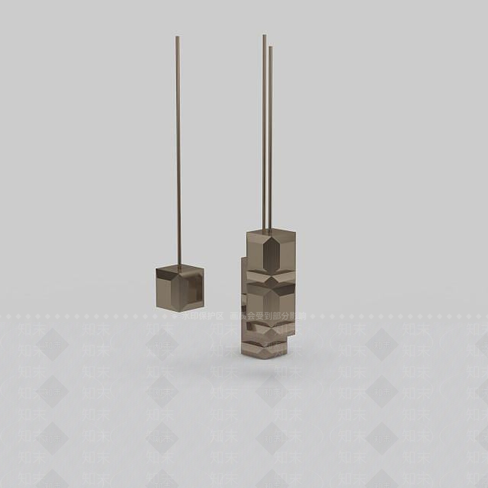 现代简约吊灯3D模型下载【ID:1197479564】