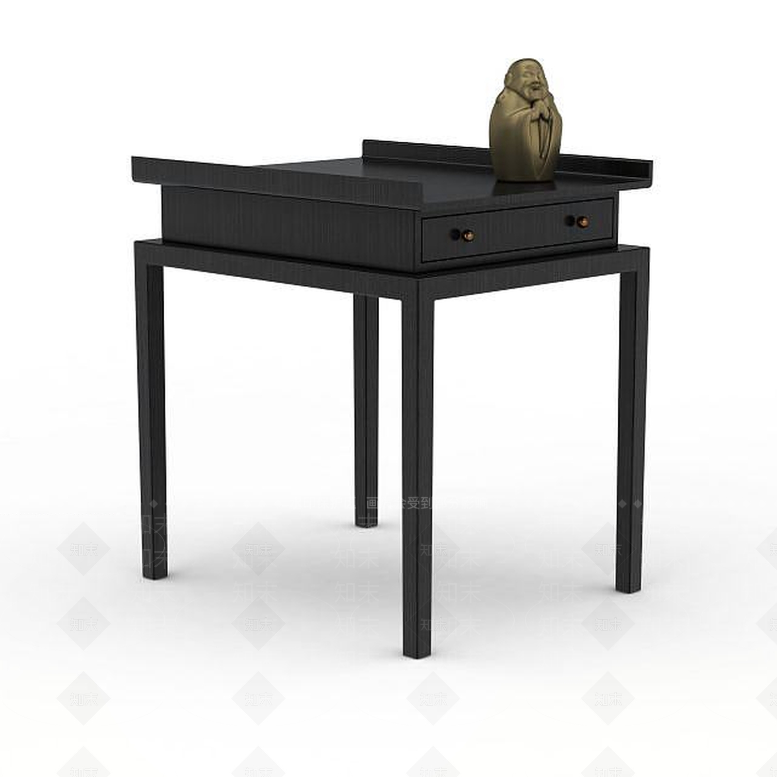 现代木质桌子3D模型下载【ID:1197480320】