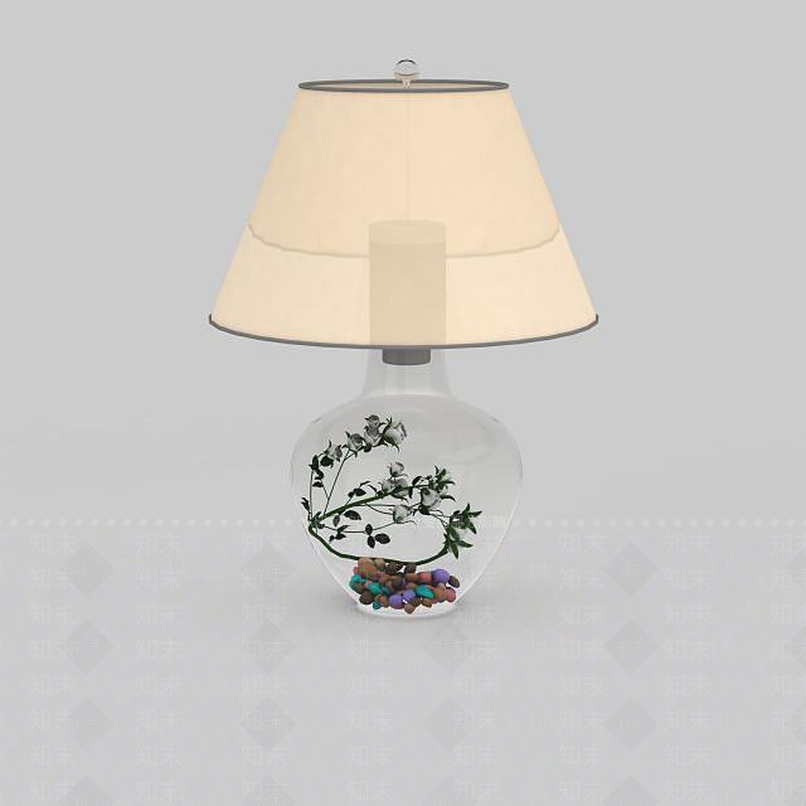 现代时尚台灯3D模型下载【ID:1197480726】