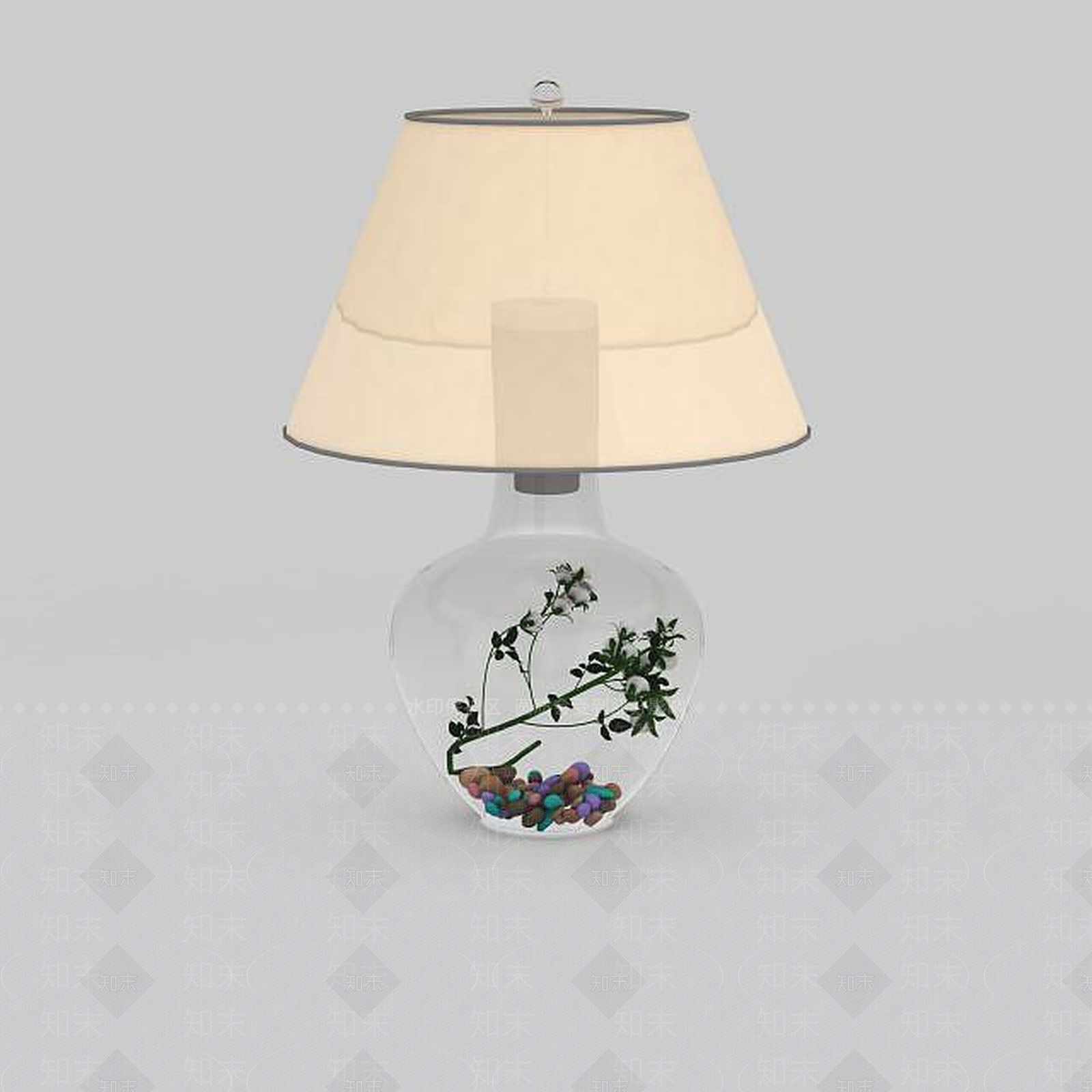 现代时尚台灯3D模型下载【ID:1197480726】
