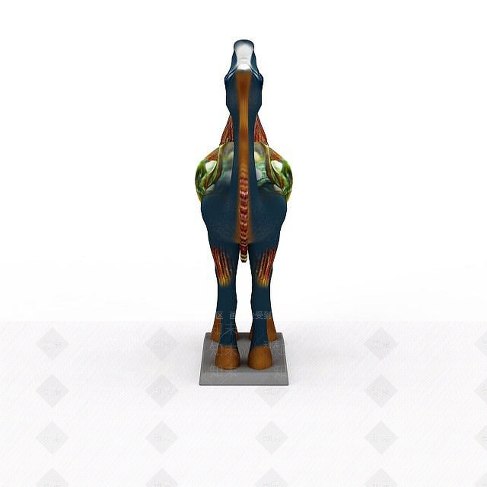 现代骆驼装饰品3D模型下载【ID:1197481304】