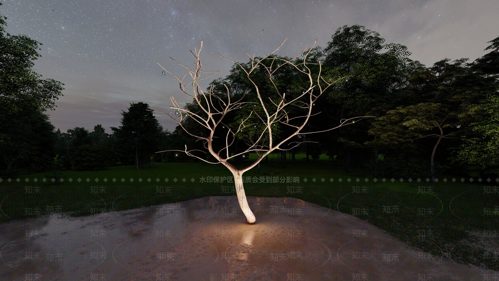 现代雕塑SU模型下载【ID:1197482035】