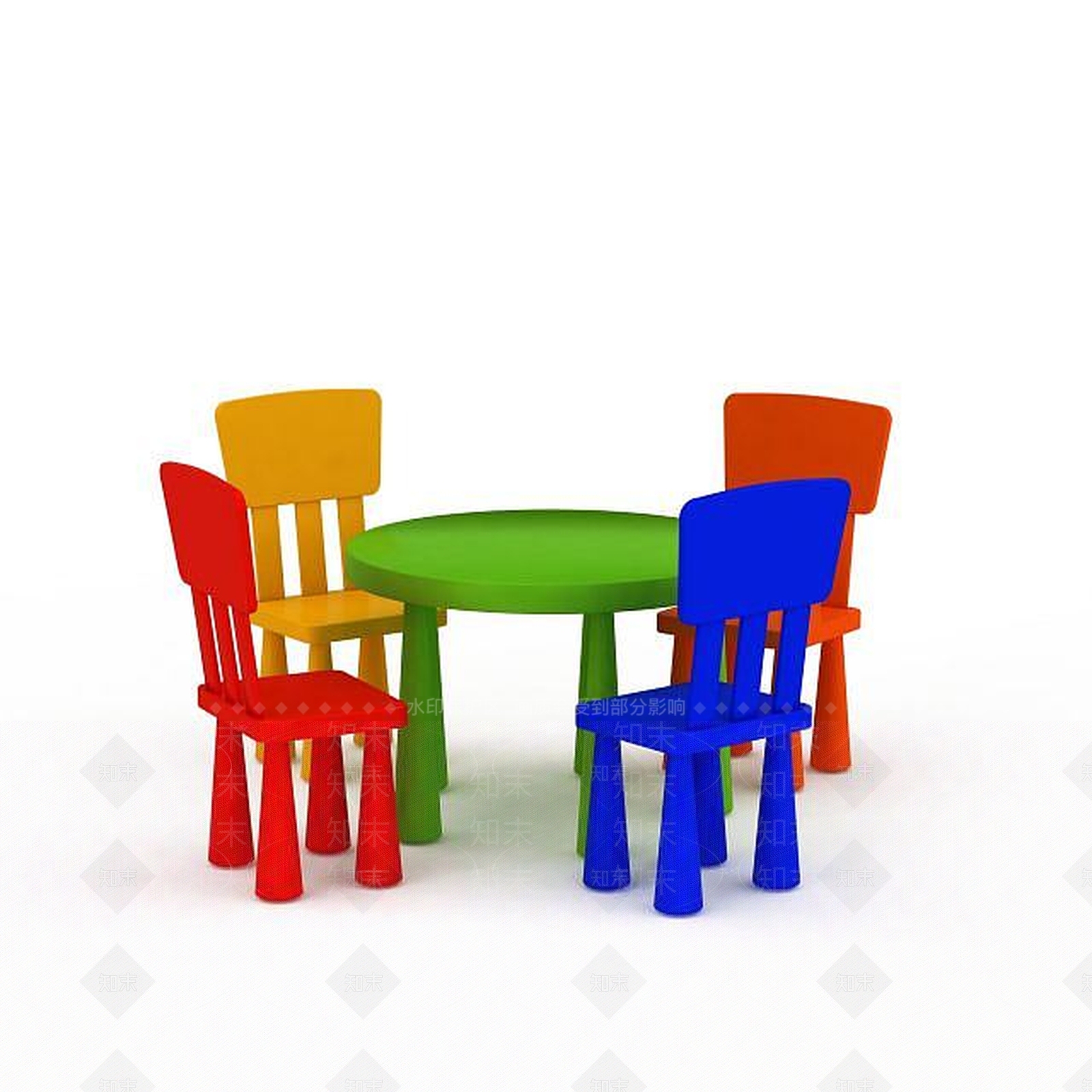现代休闲桌椅3D模型下载【ID:1197482079】
