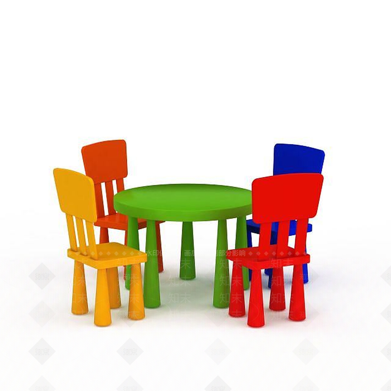 现代休闲桌椅3D模型下载【ID:1197482079】
