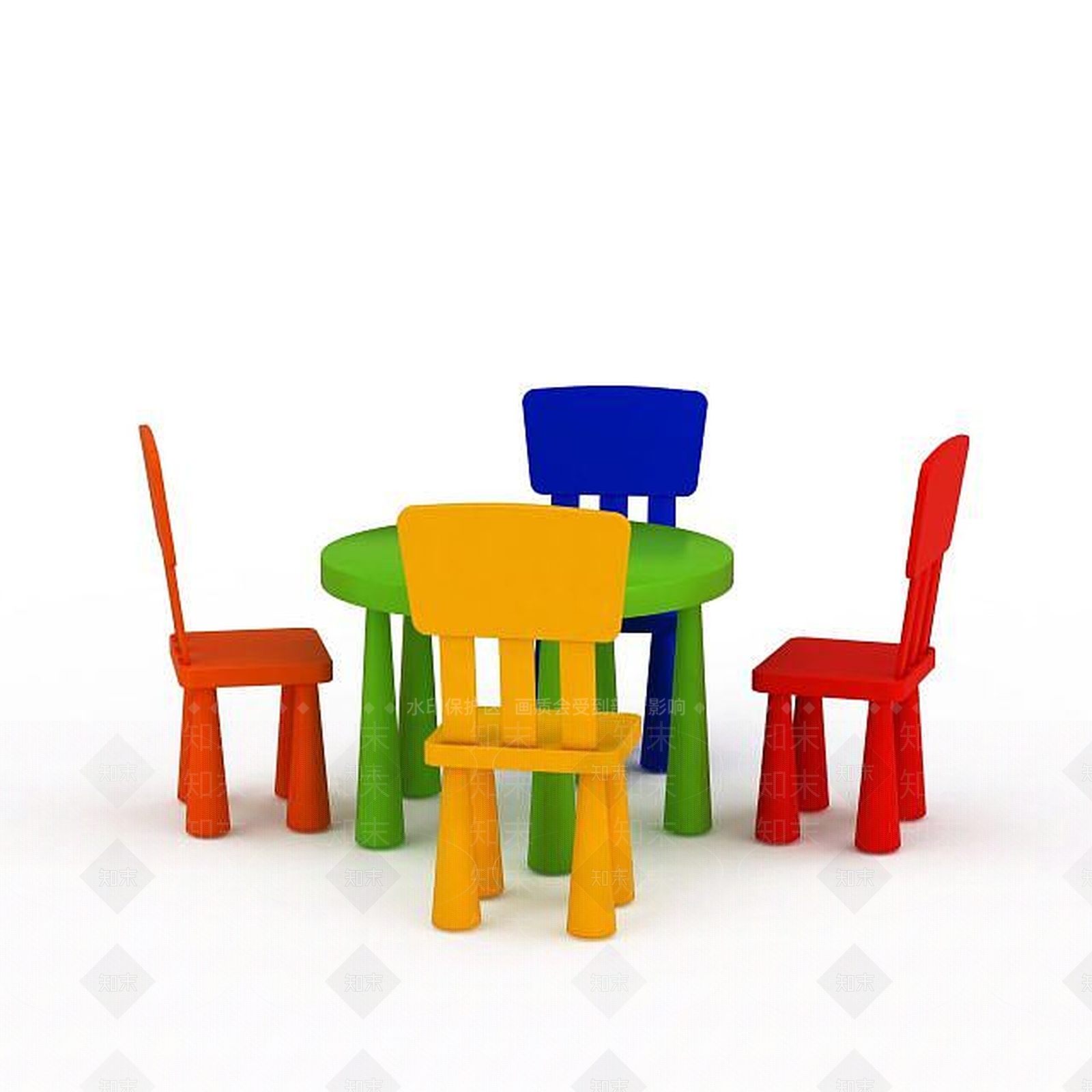 现代休闲桌椅3D模型下载【ID:1197482079】