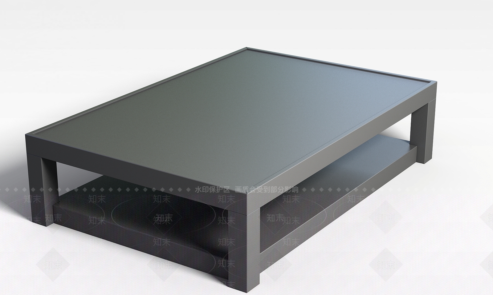 现代长方形桌子3D模型下载【ID:1197483074】