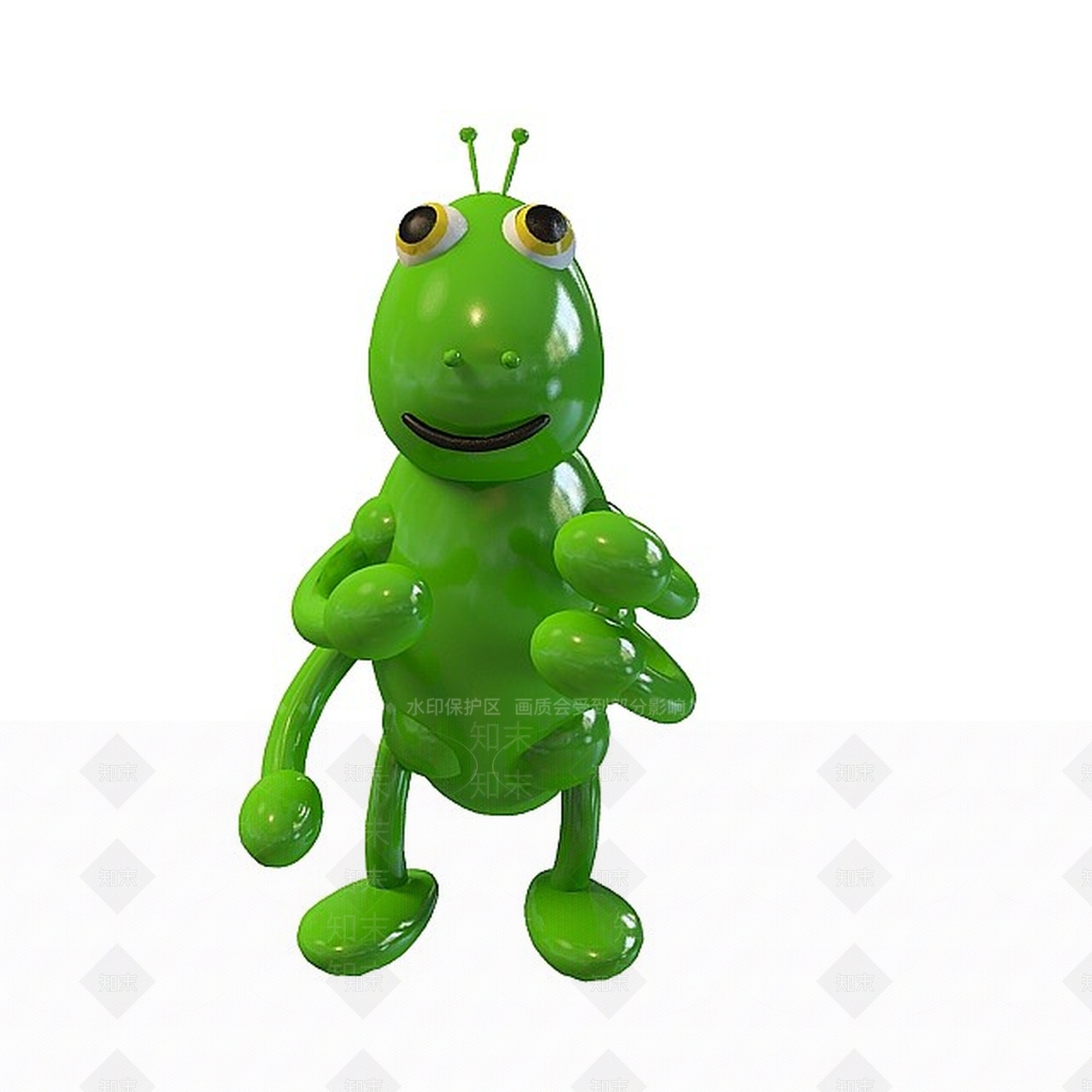 现代童趣蝗虫玩具3D模型下载【ID:1197483029】