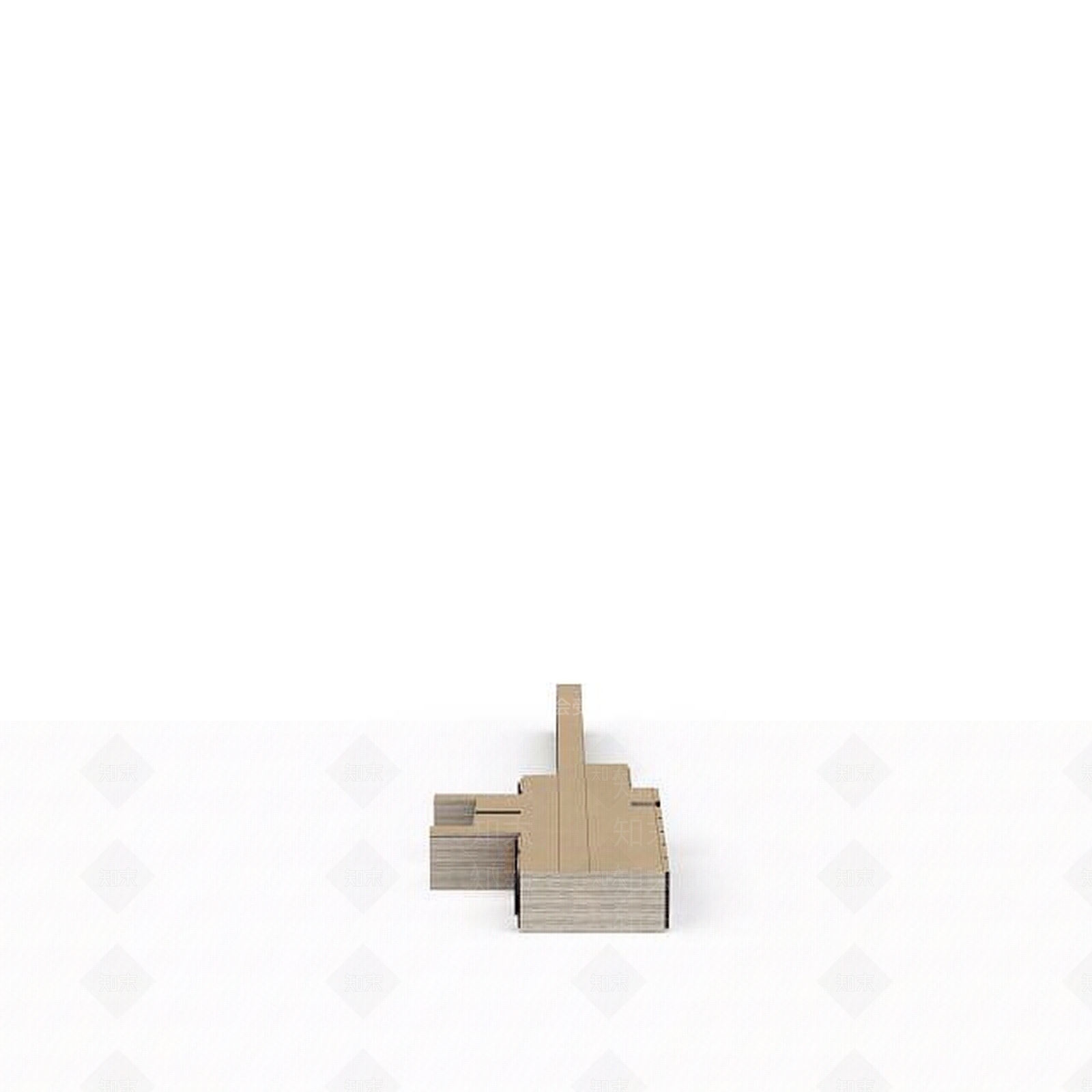 现代时尚桌子3D模型下载【ID:1197484745】