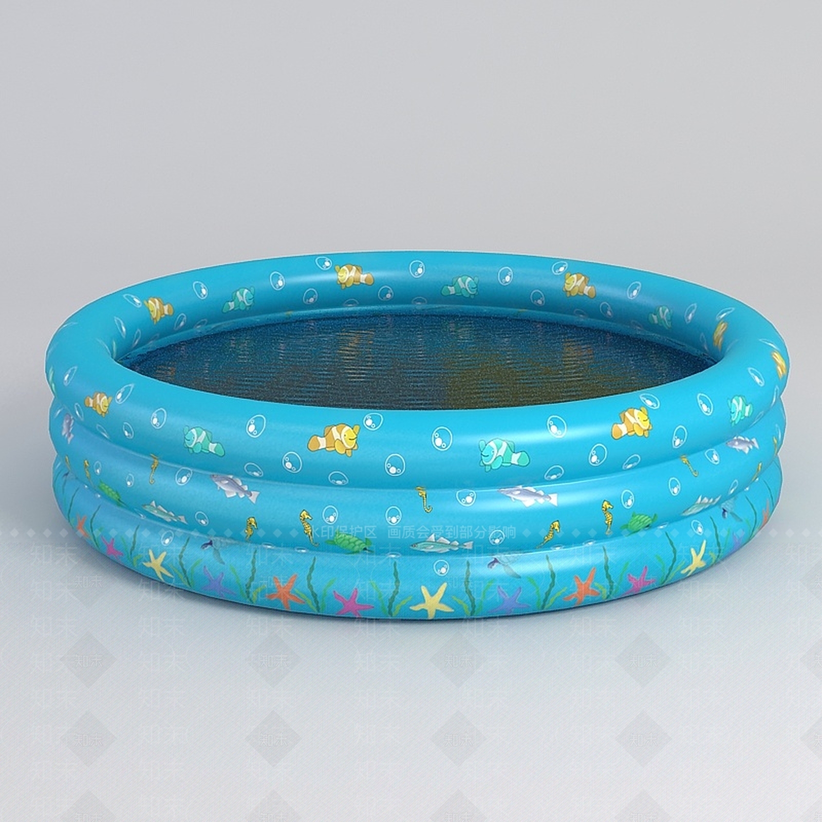 现代儿童泳池3D模型下载【ID:1197485146】