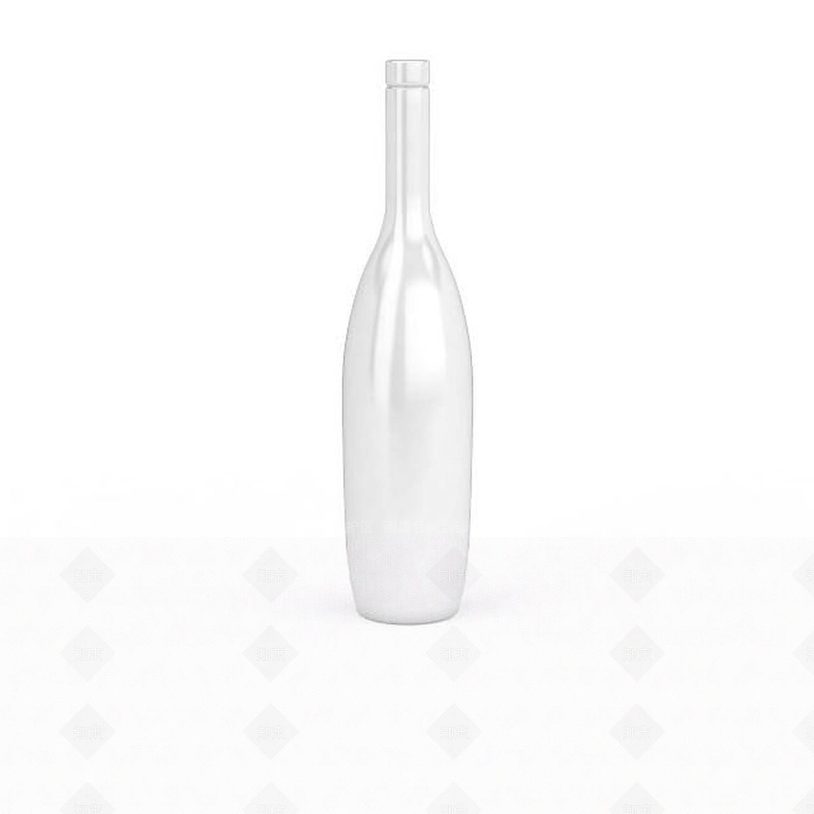 现代酒瓶陈设品3D模型下载【ID:1197485609】