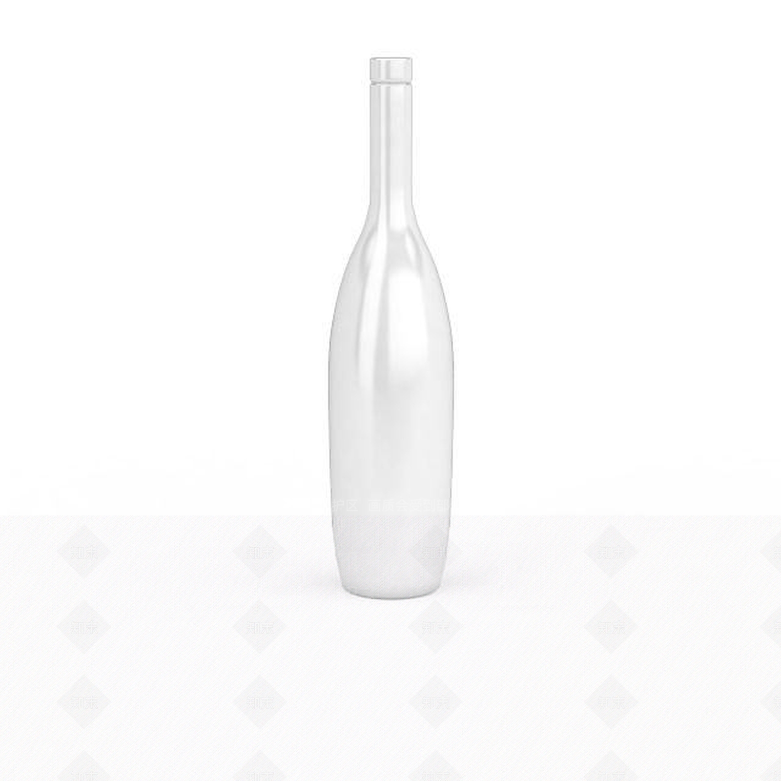 现代酒瓶陈设品3D模型下载【ID:1197485609】