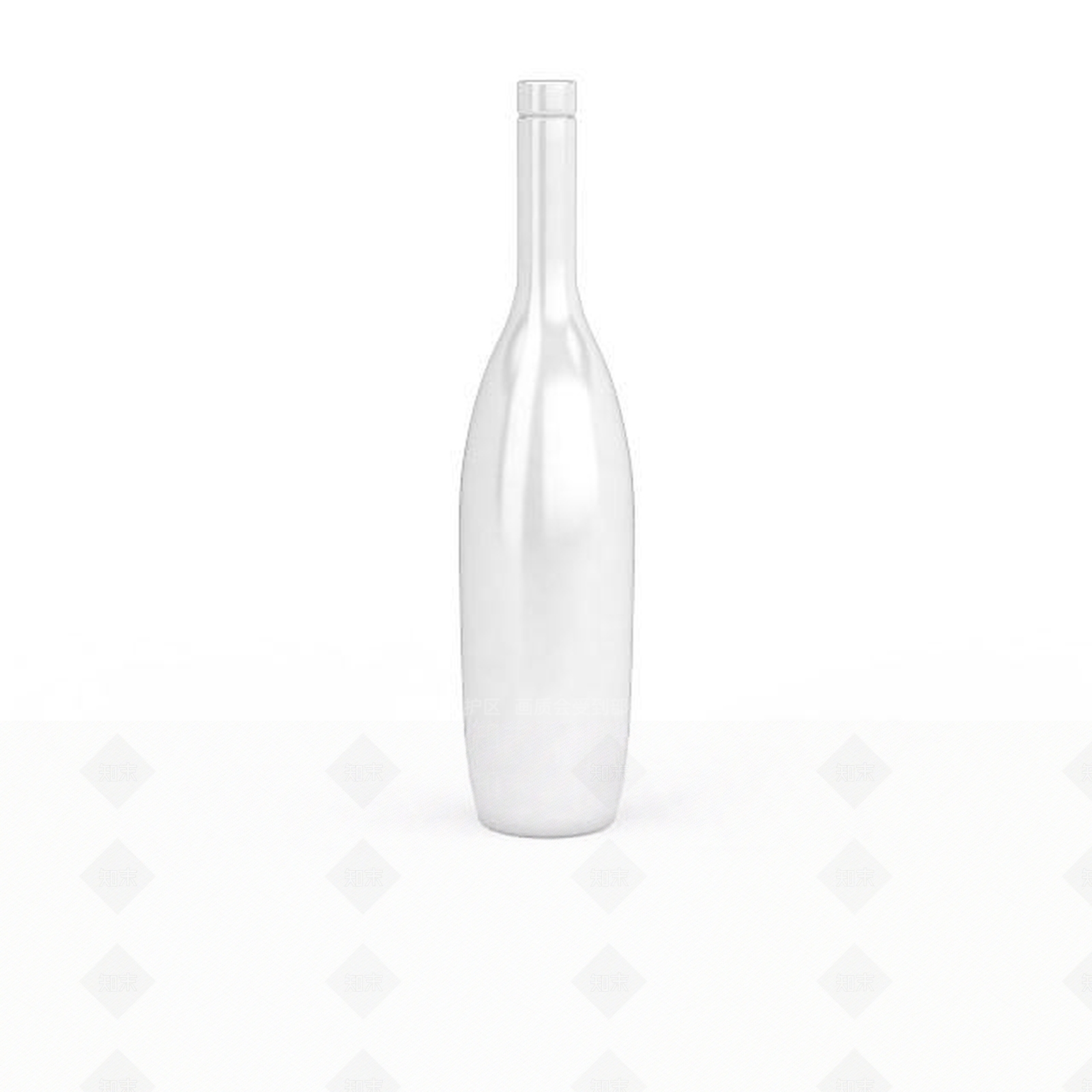 现代酒瓶陈设品3D模型下载【ID:1197485609】