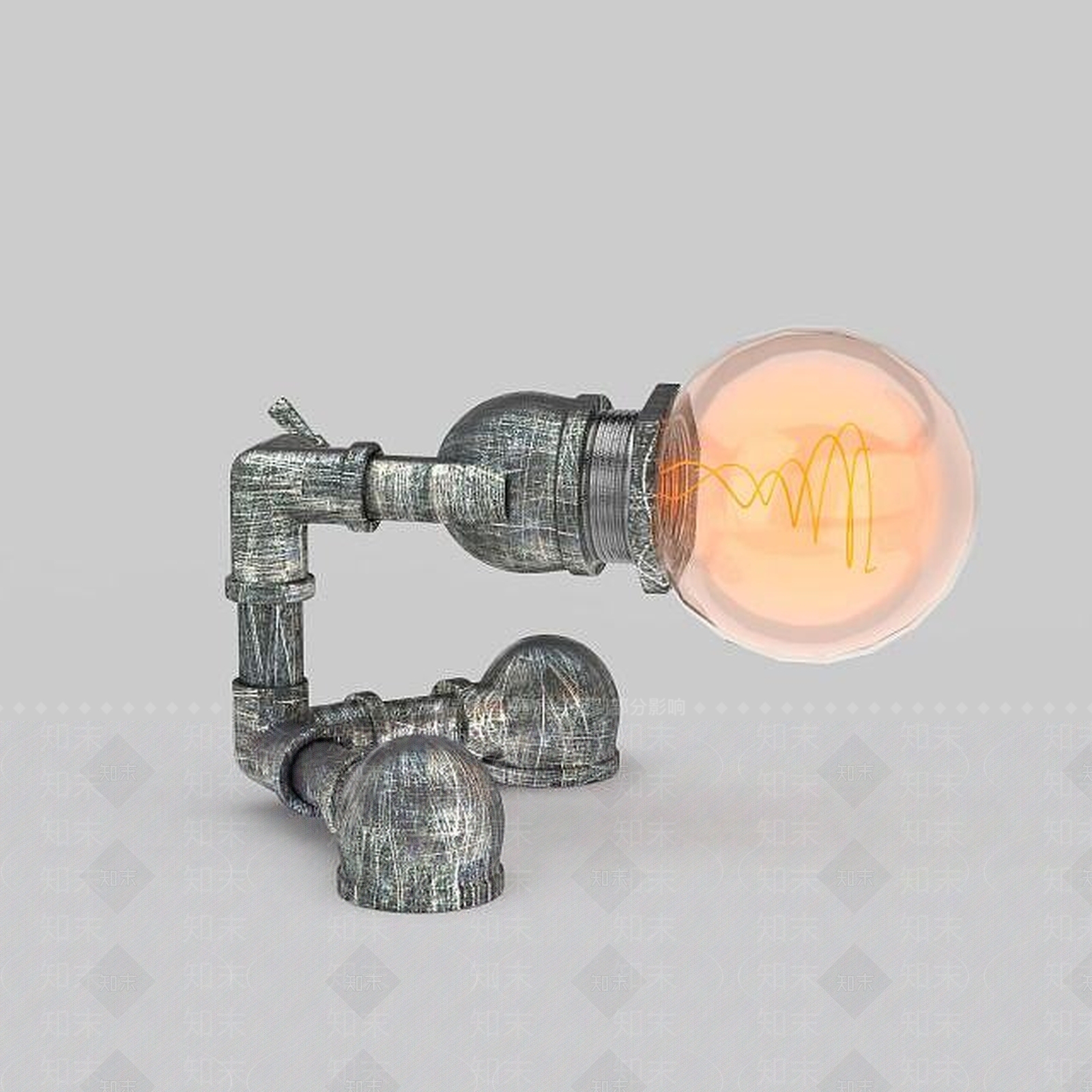 现代创意复古灯3D模型下载【ID:1197486445】