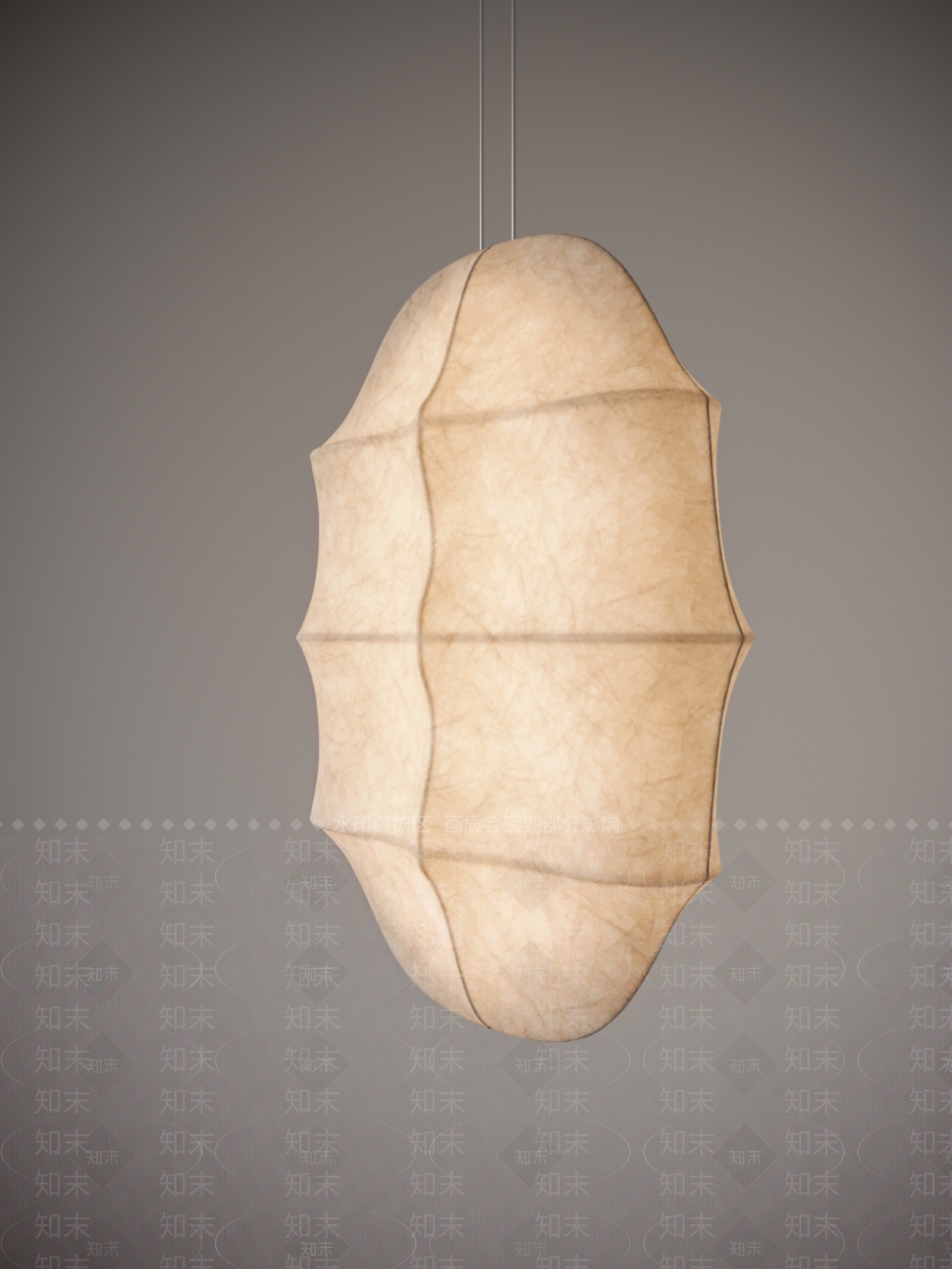 日式侘寂吊灯SU模型下载【ID:1197486902】