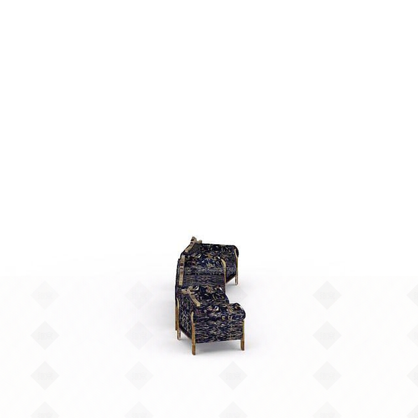 欧式古典欧式风格沙发3D模型下载【ID:1197487785】
