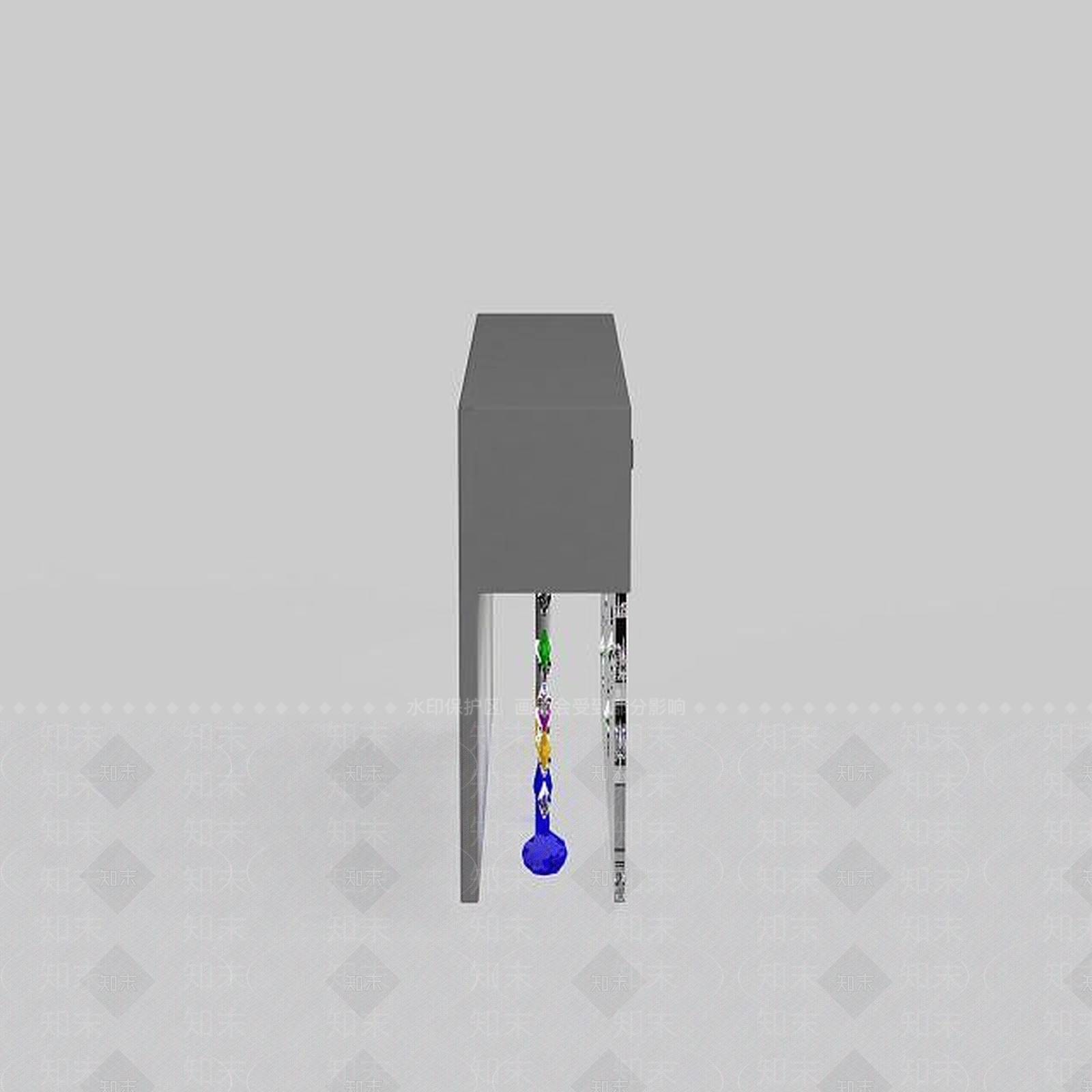 现代彩灯3D模型下载【ID:1197487831】