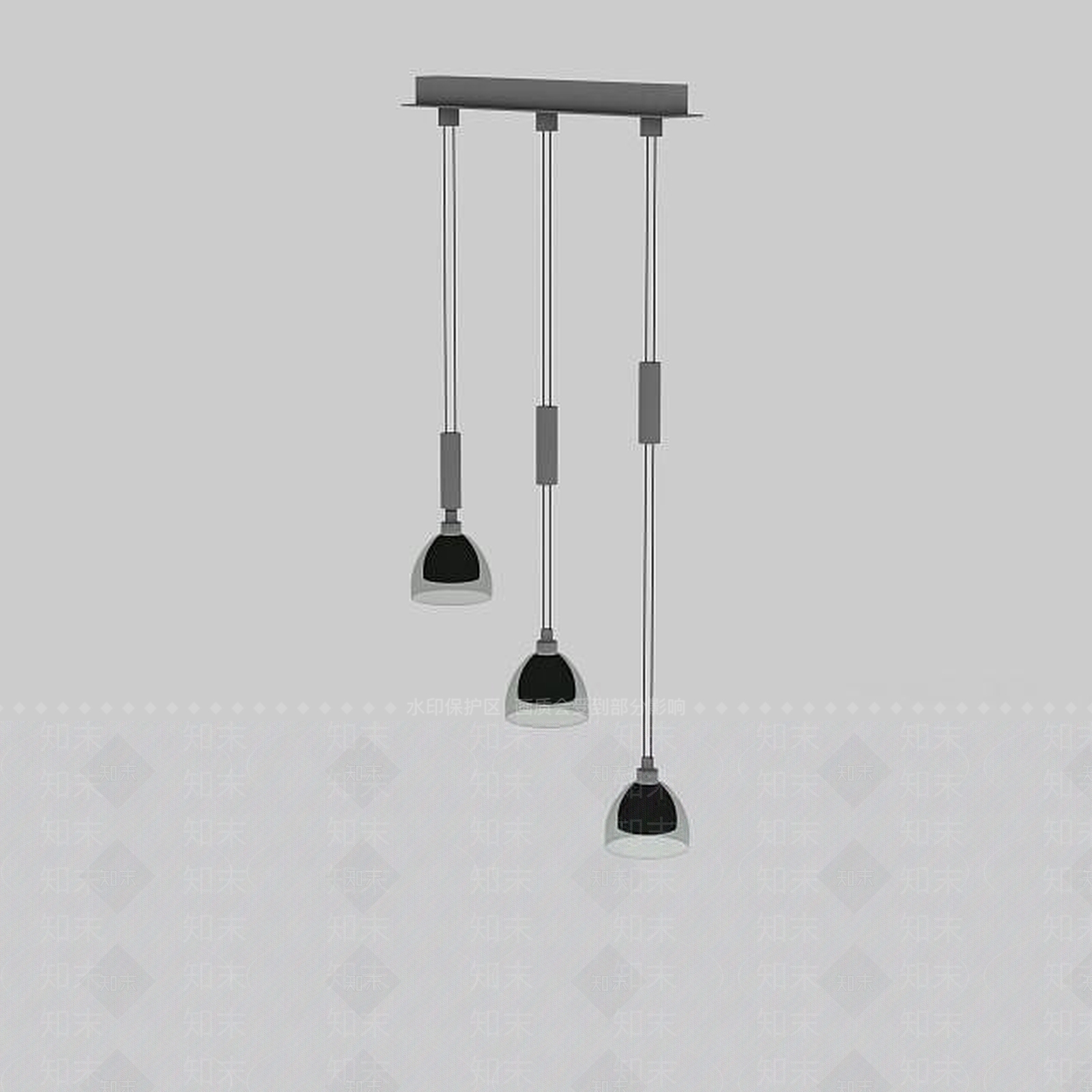 现代餐厅吊灯3D模型下载【ID:1197487971】