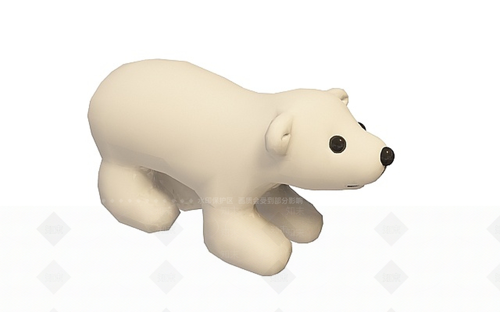现代童趣熊玩具3D模型下载【ID:1197488784】