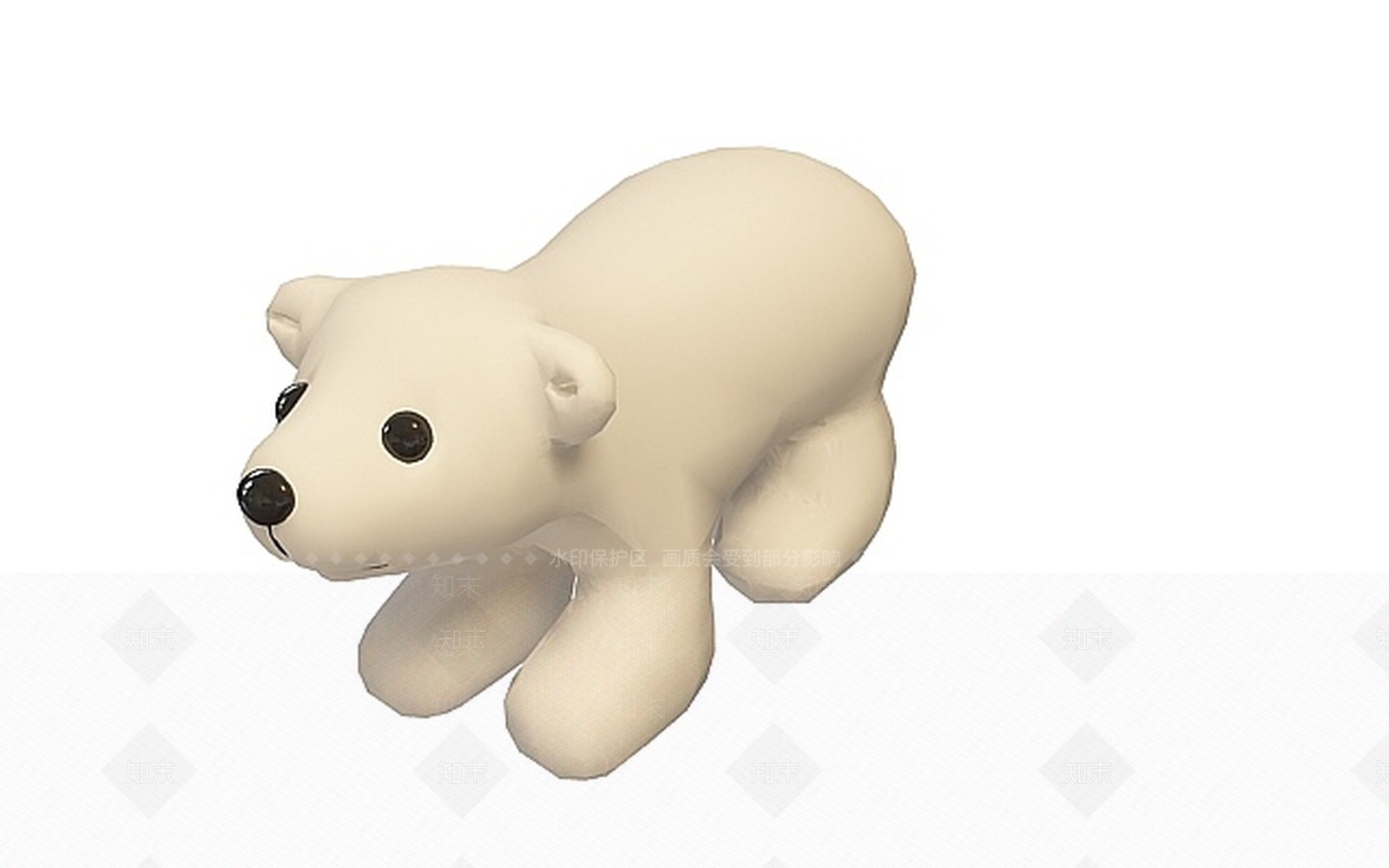 现代童趣熊玩具3D模型下载【ID:1197488784】