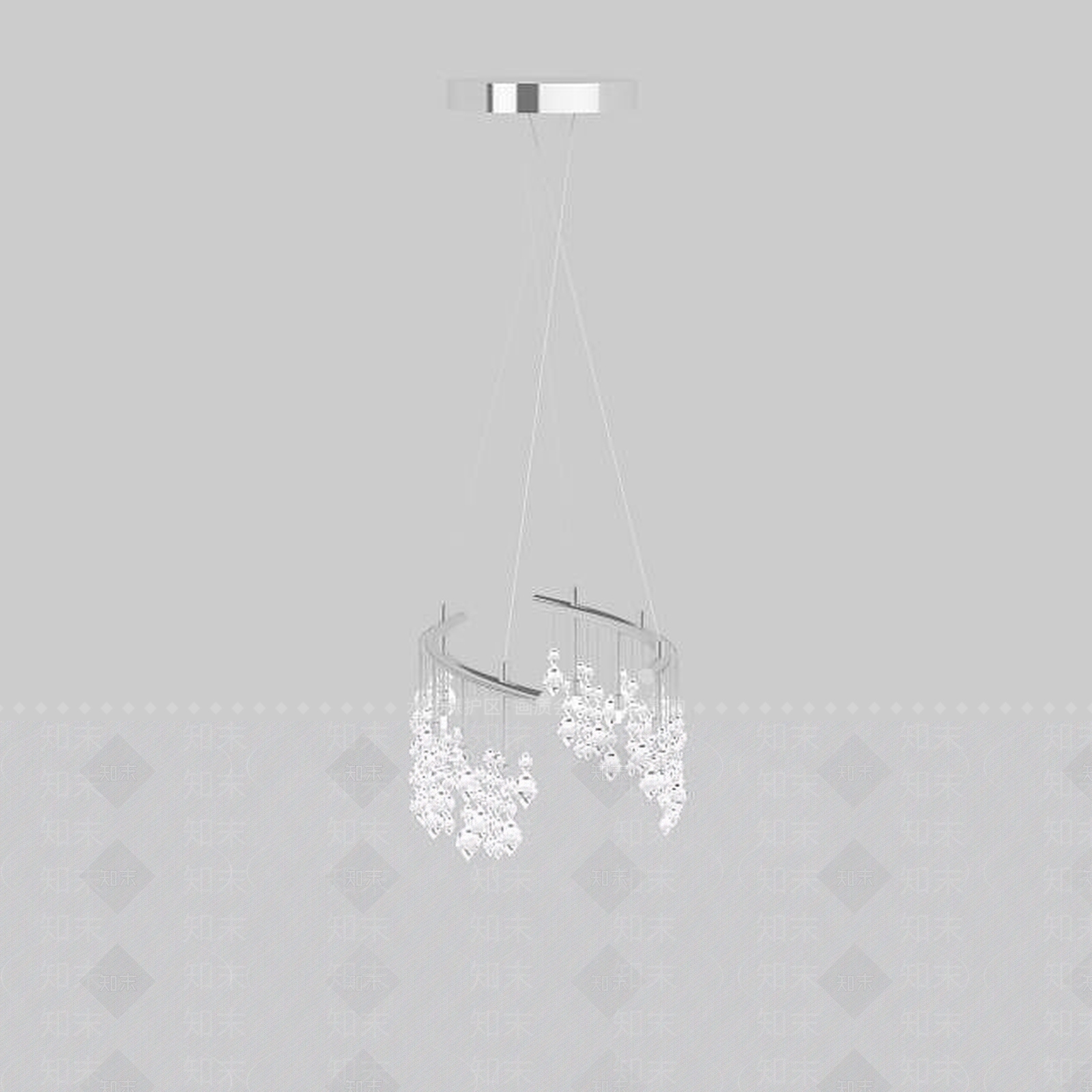 欧式古典欧式客厅吊灯3D模型下载【ID:1197488952】