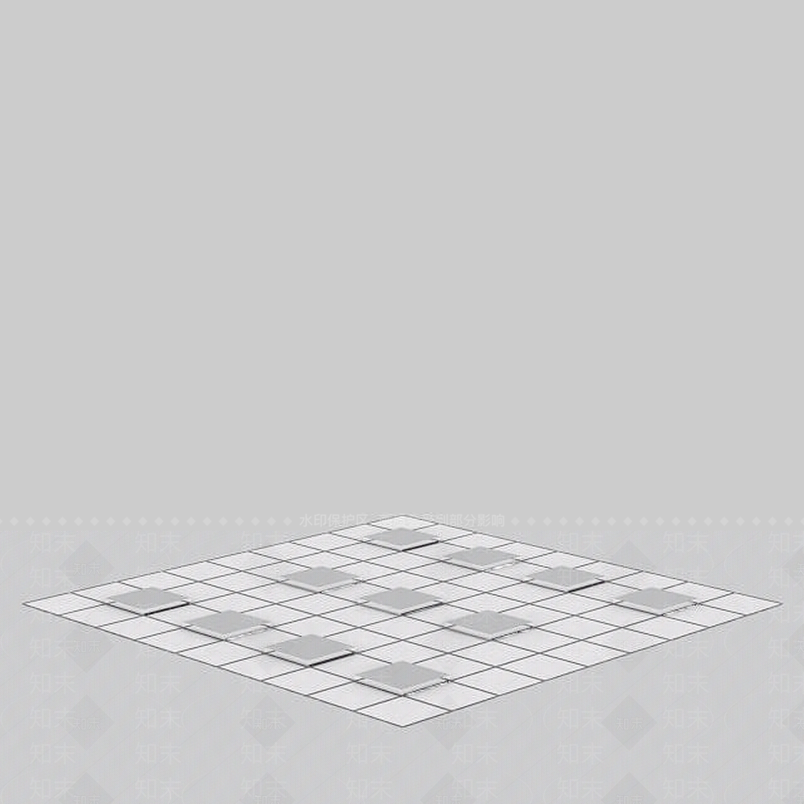 现代吸顶灯组合3D模型下载【ID:1197488965】