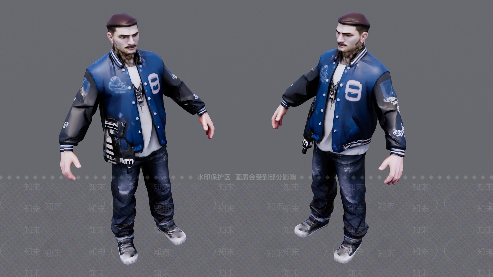 男人SU模型下载【ID:1197493288】