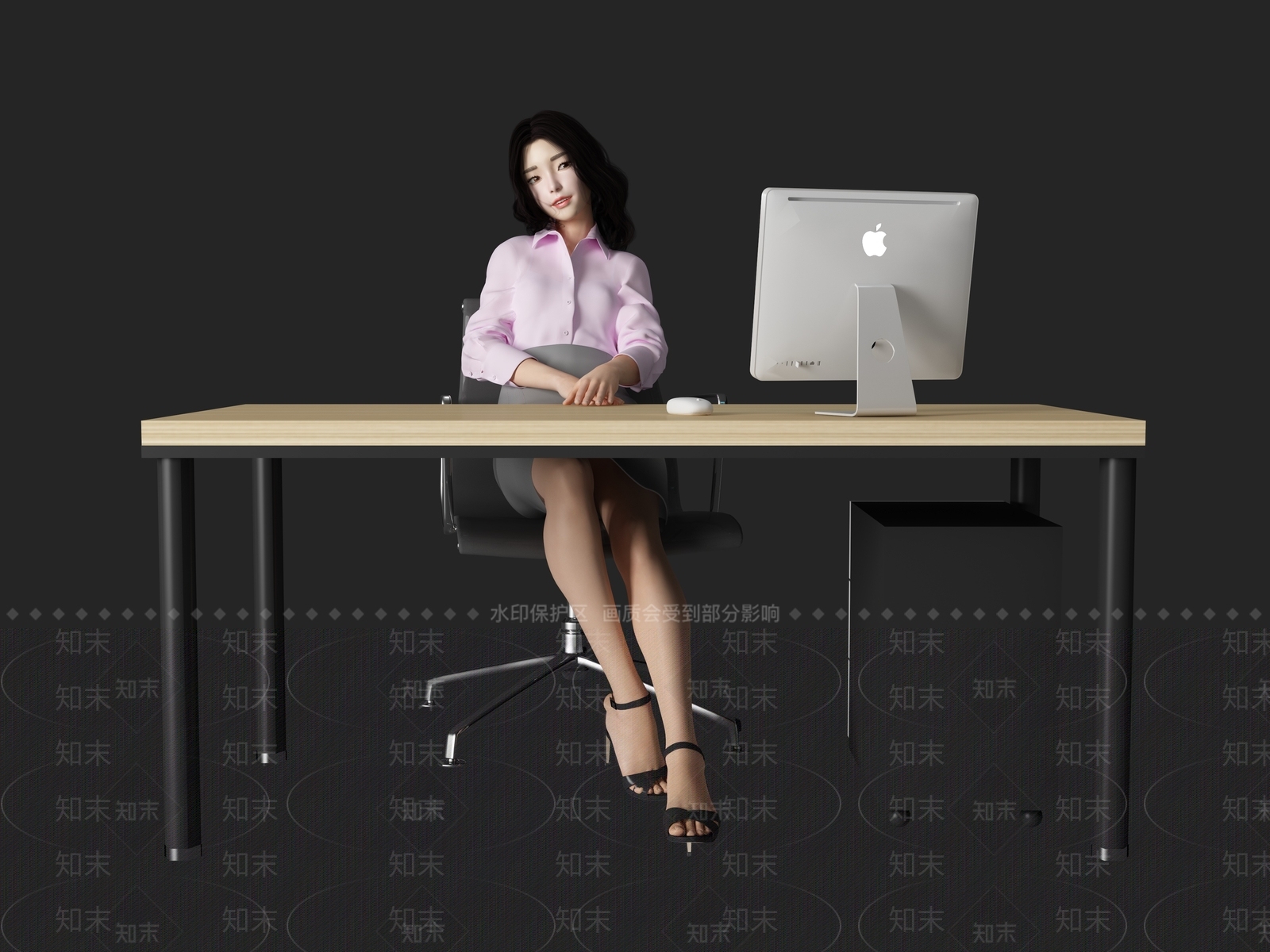 女人3D模型下载【ID:1197493588】