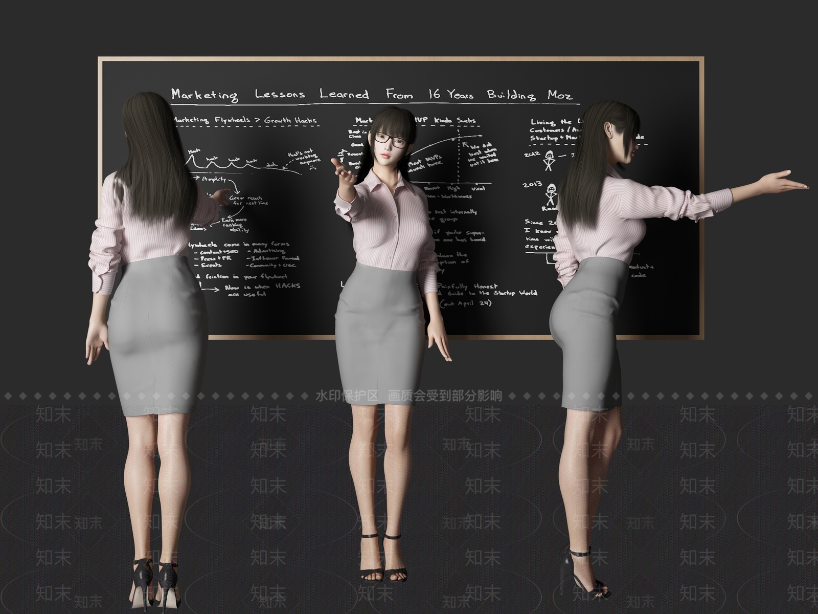 女人3D模型下载【ID:1197494483】