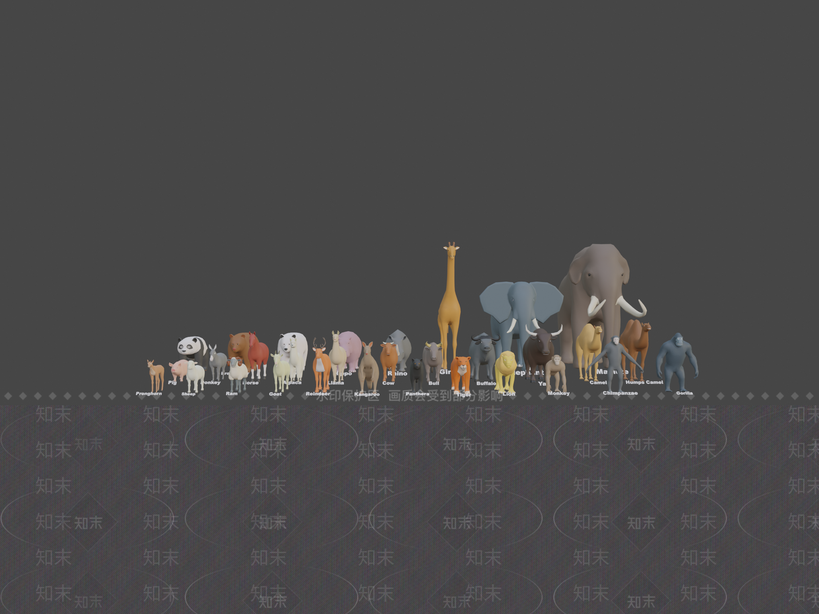 其他动物3D模型下载【ID:1197494672】