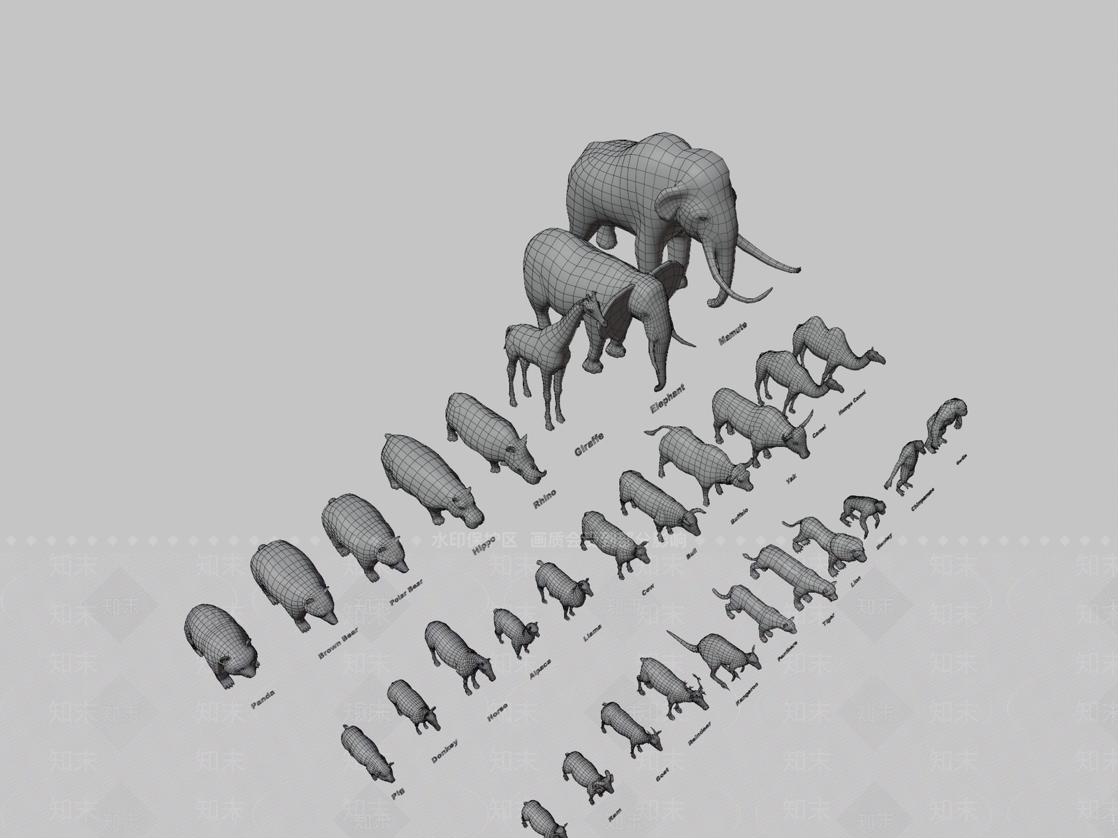 其他动物3D模型下载【ID:1197494672】