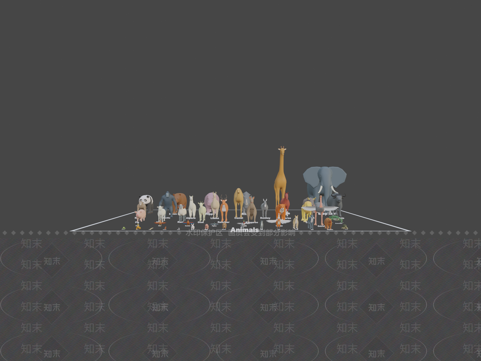 其他动物3D模型下载【ID:1197494704】