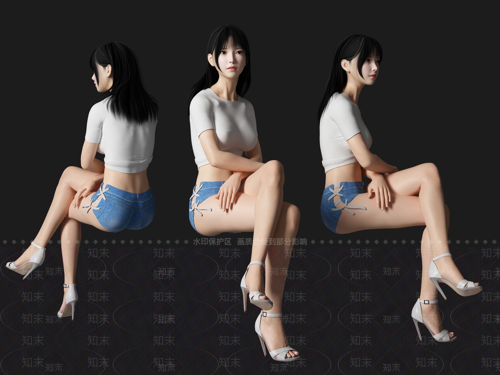 女人3D模型下载【ID:1197495286】