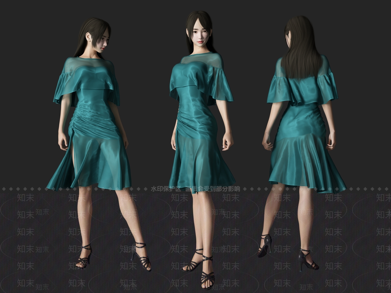 女人3D模型下载【ID:1197495627】