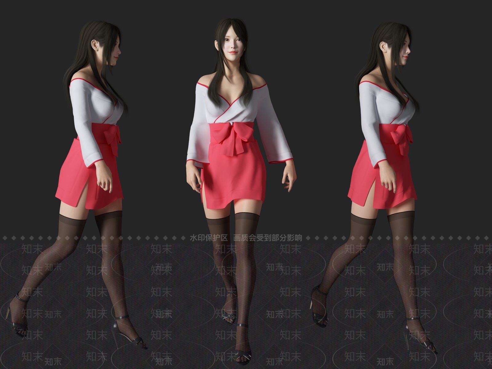女人3D模型下载【ID:1197496185】