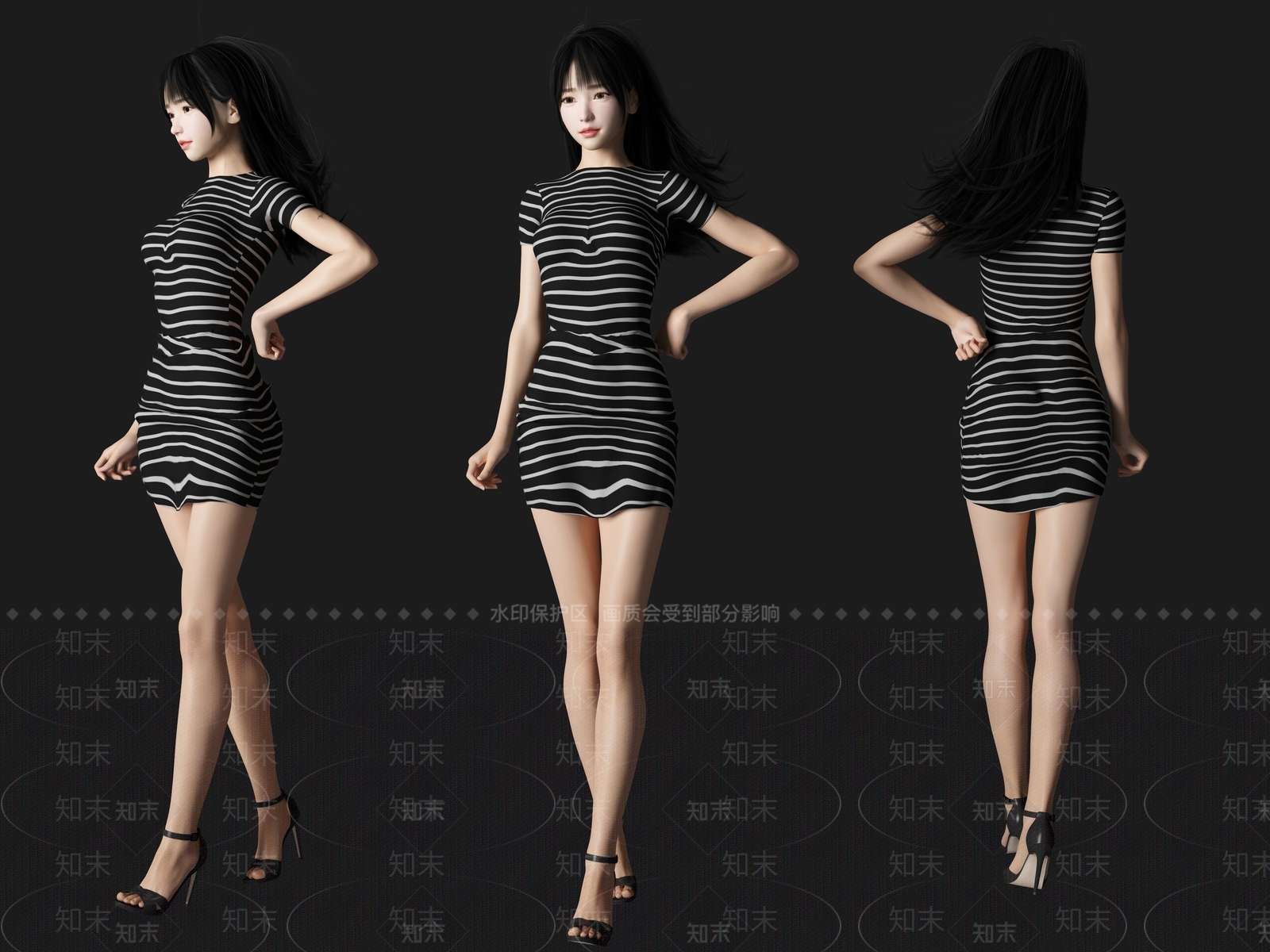 女人3D模型下载【ID:1197497194】