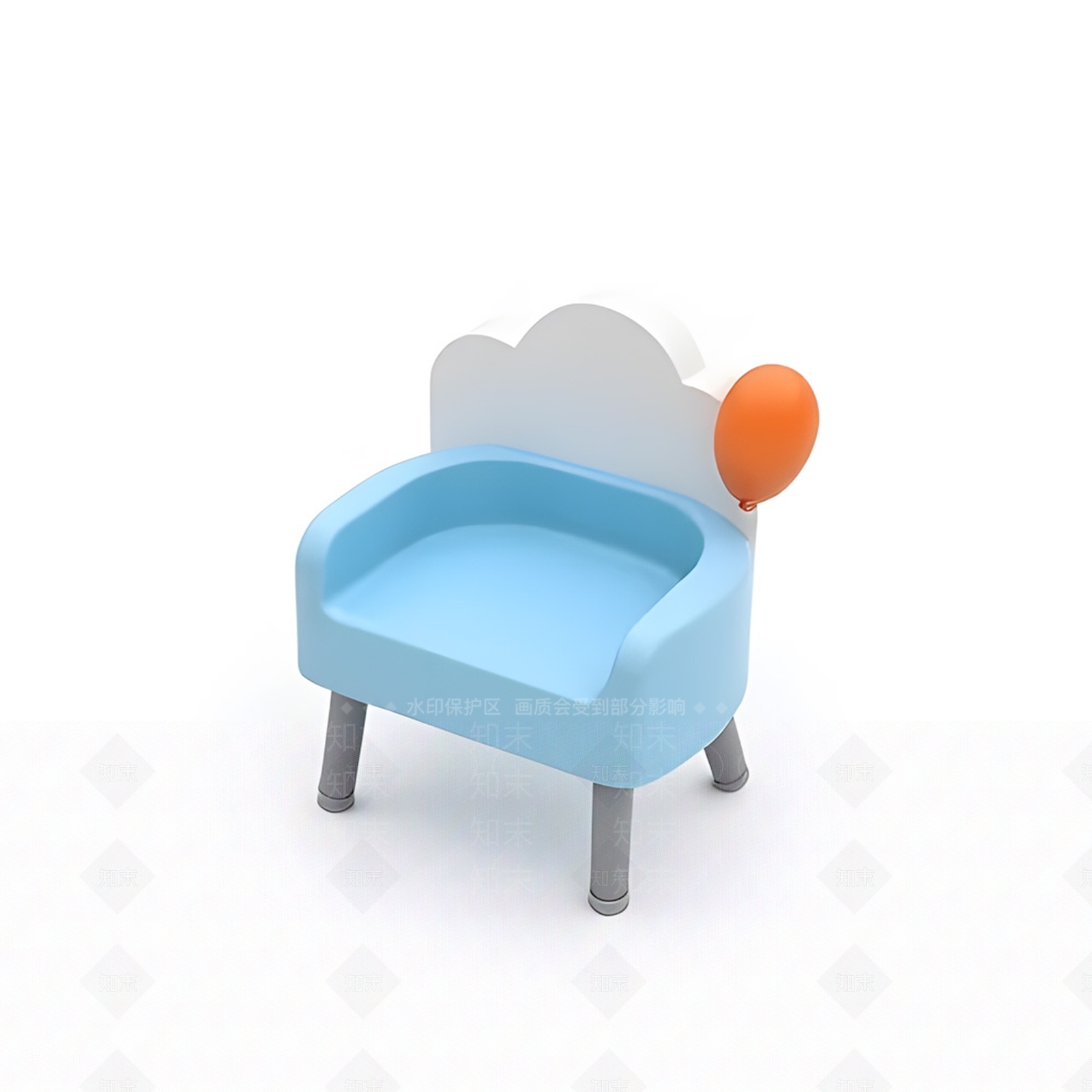 现代休闲椅3D模型下载【ID:1197501086】