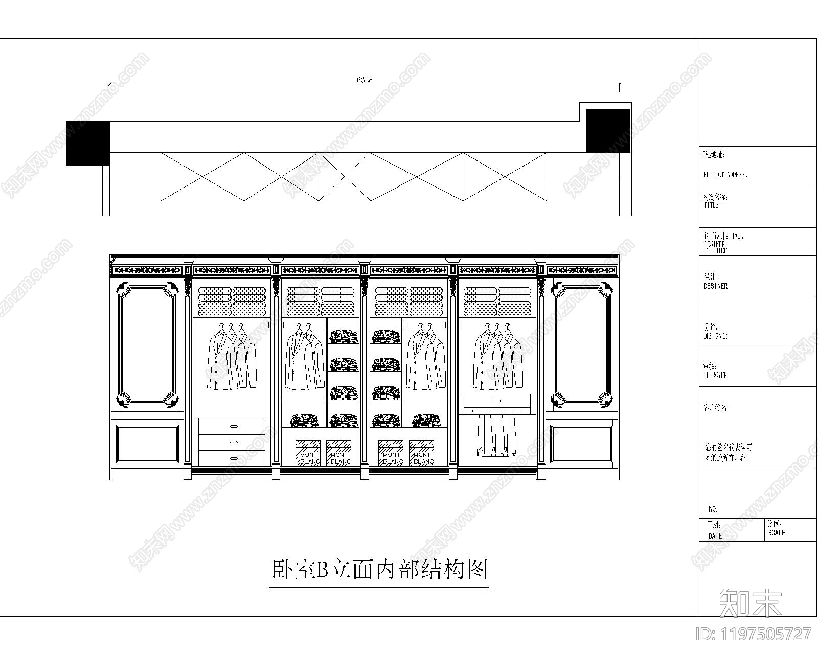 展览展厅家具cad施工图下载【ID:1197505727】