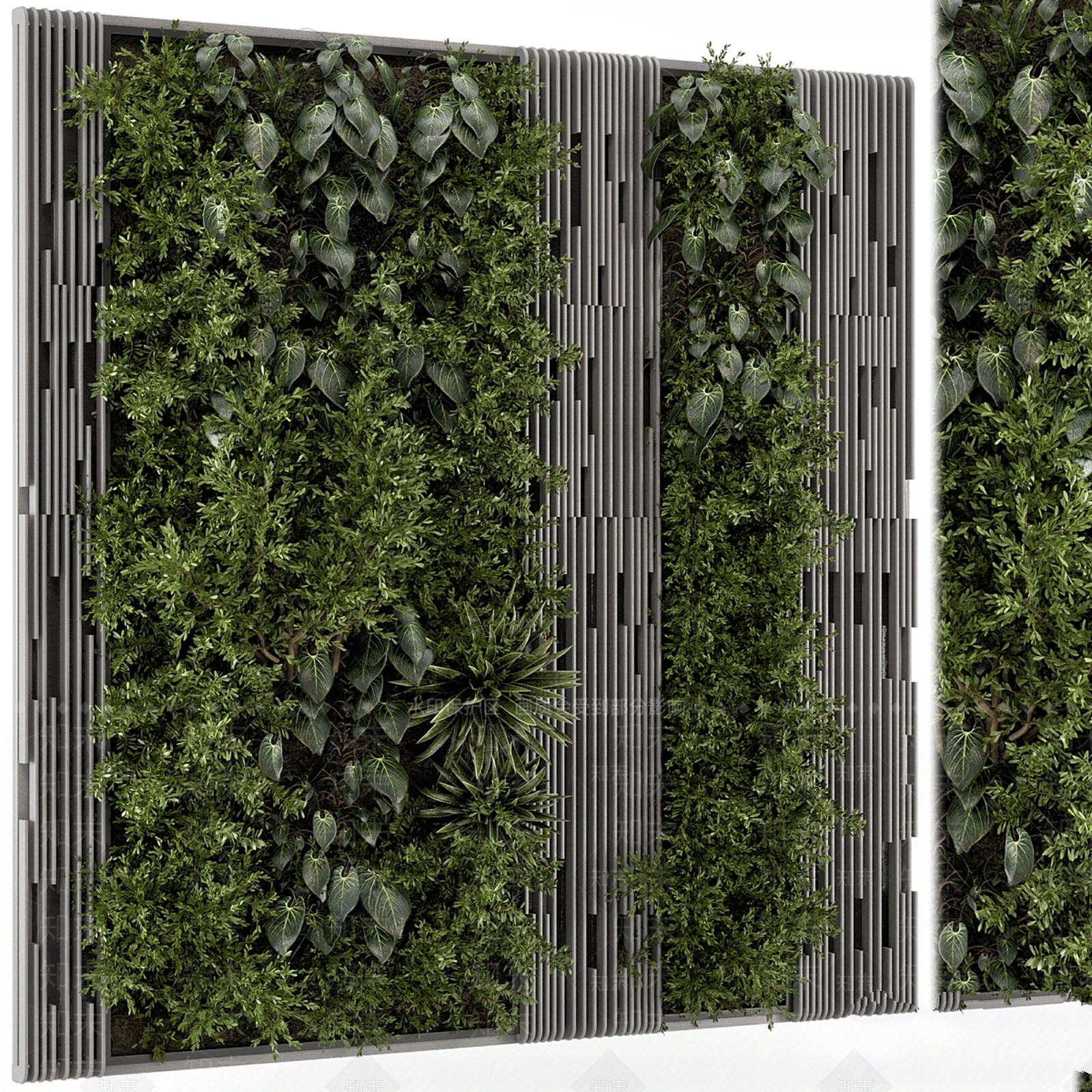 绿植墙3D模型下载【ID:1197515964】