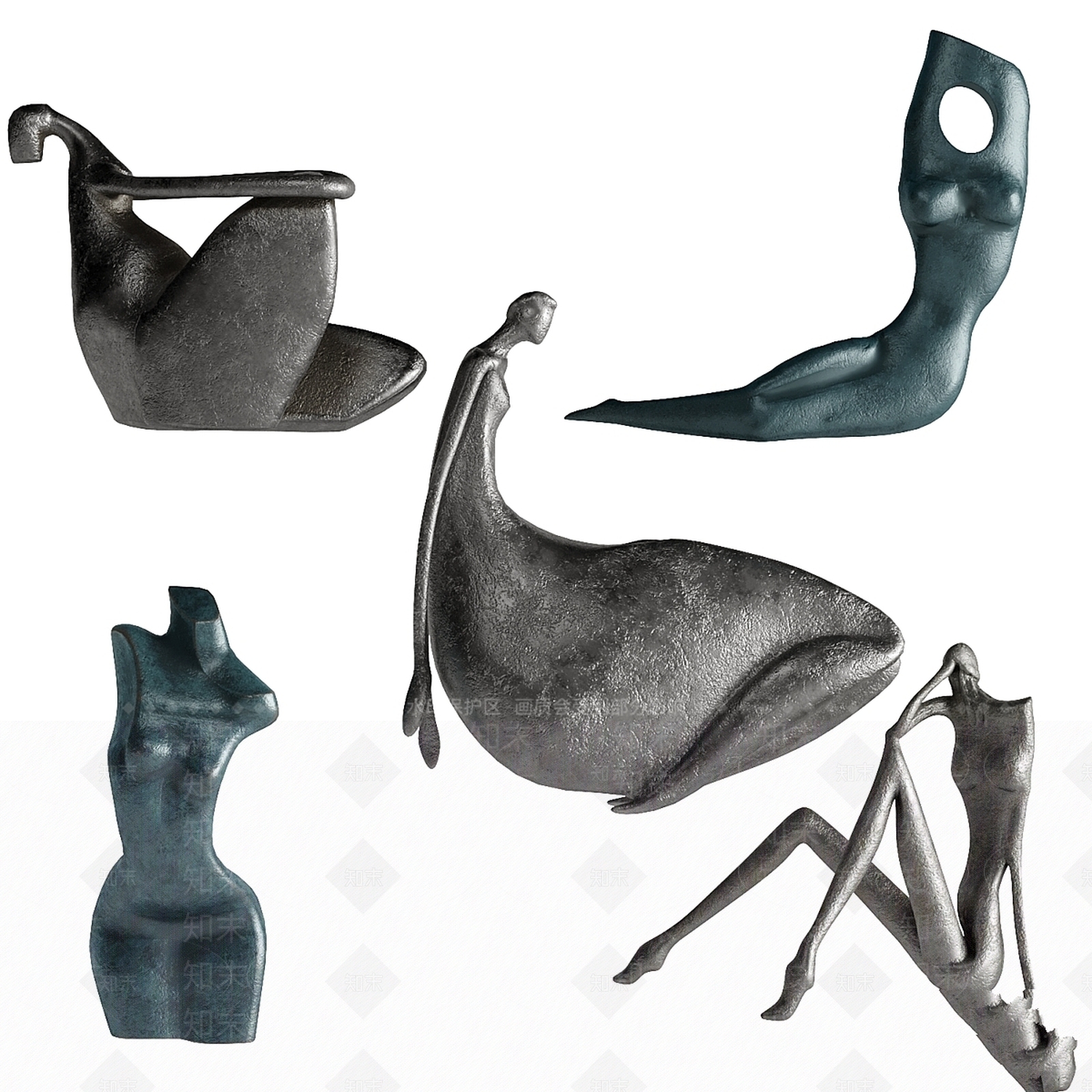 雕塑摆件3D模型下载【ID:1197517805】